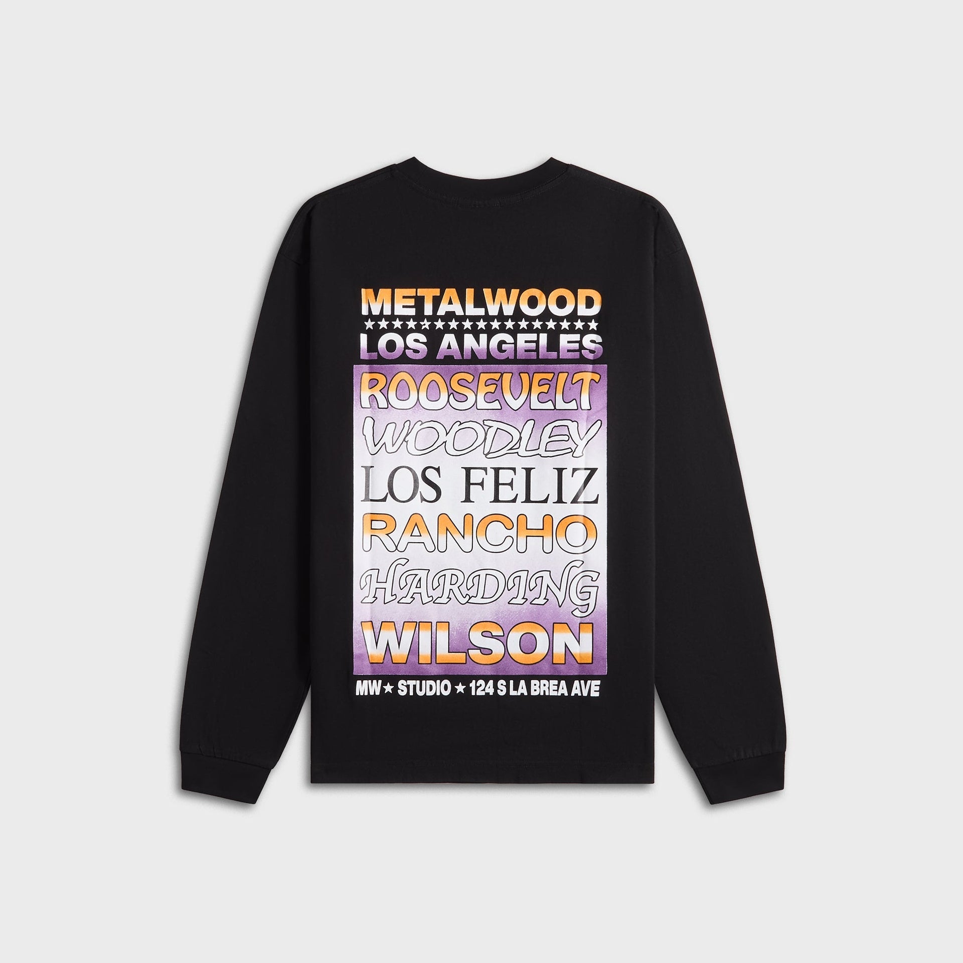 Metalwood Flyer Long Sleeve Tee - Black