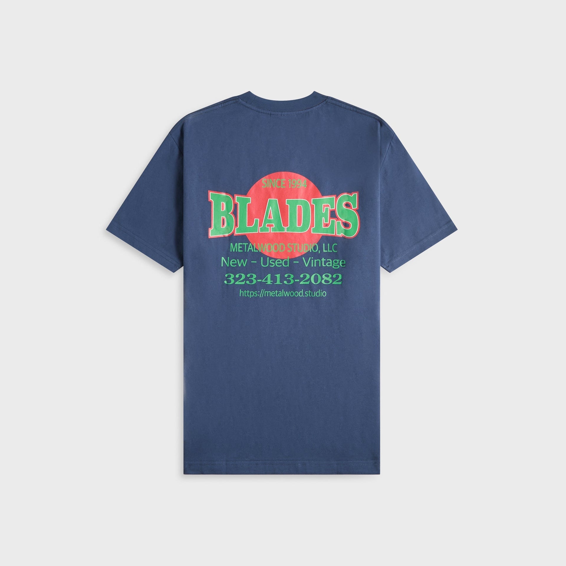 Metalwood Blades Gym Tee - Navy