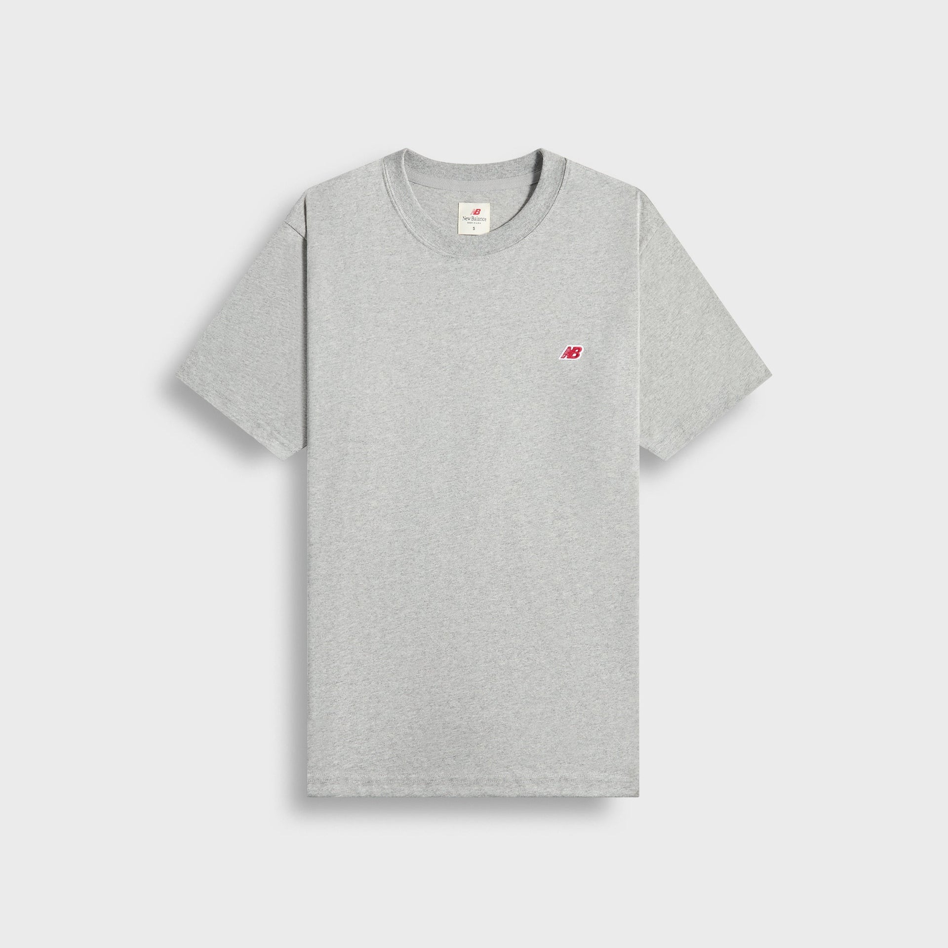 New Balance Made in USA Core Tee in Athletic Grey