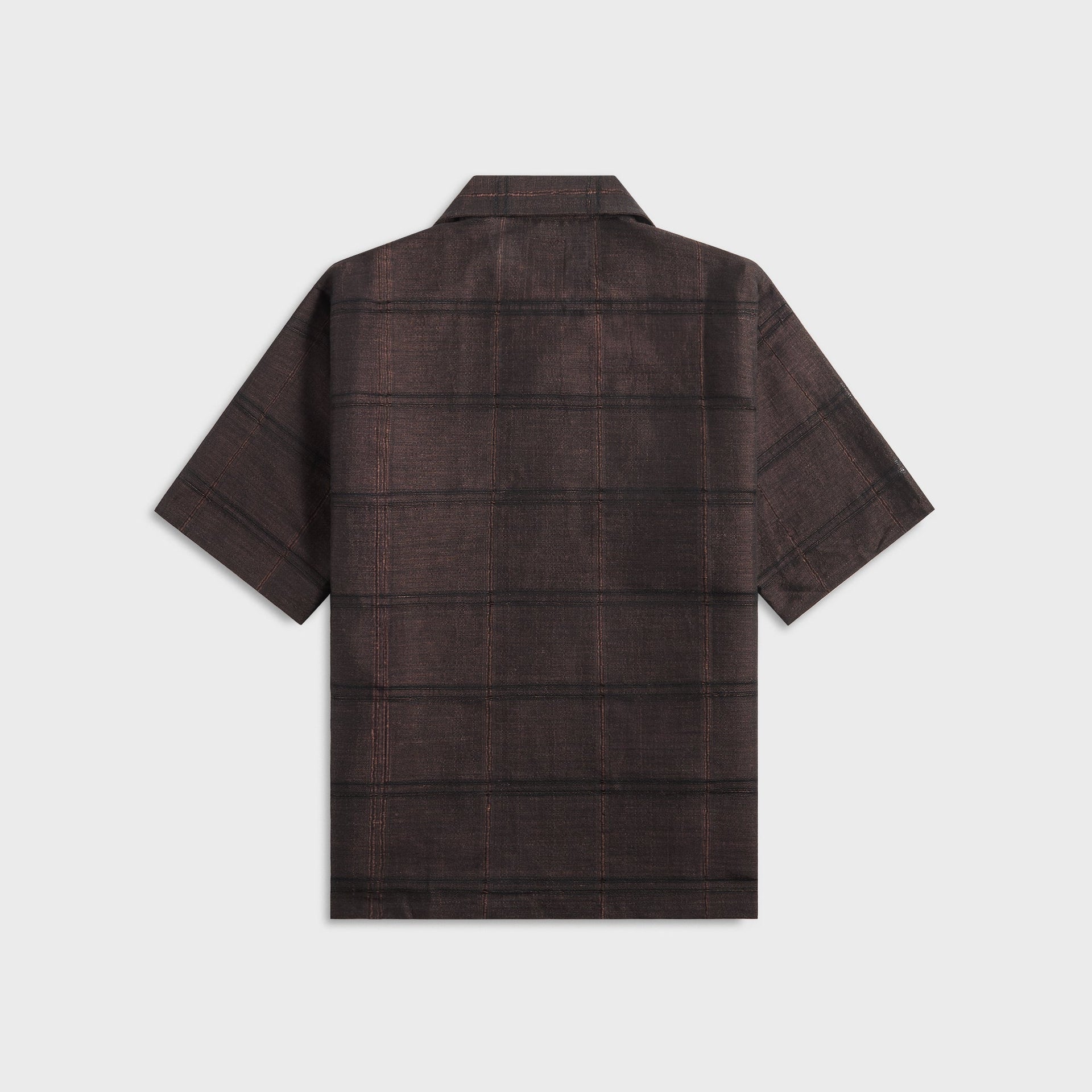 Needles Cabana Plaid Jacquard Shirt in Brown