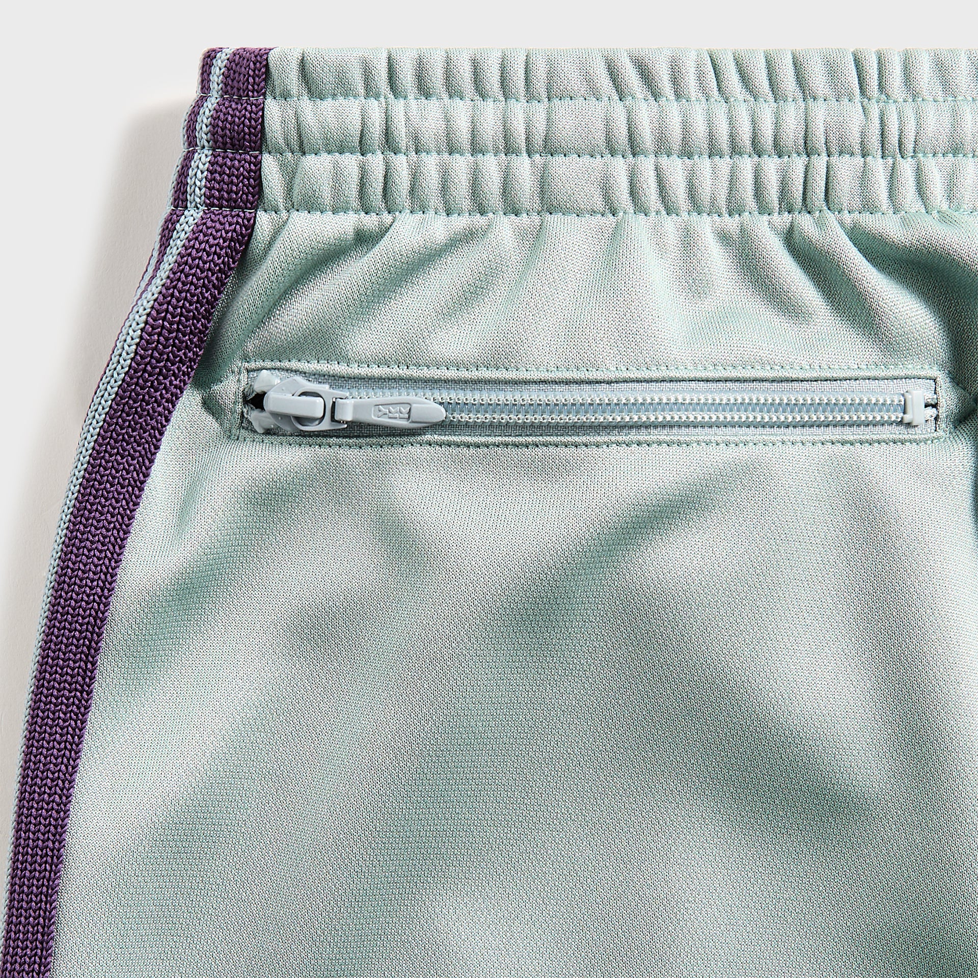 Needles Track Pant Poly Smooth - Sax