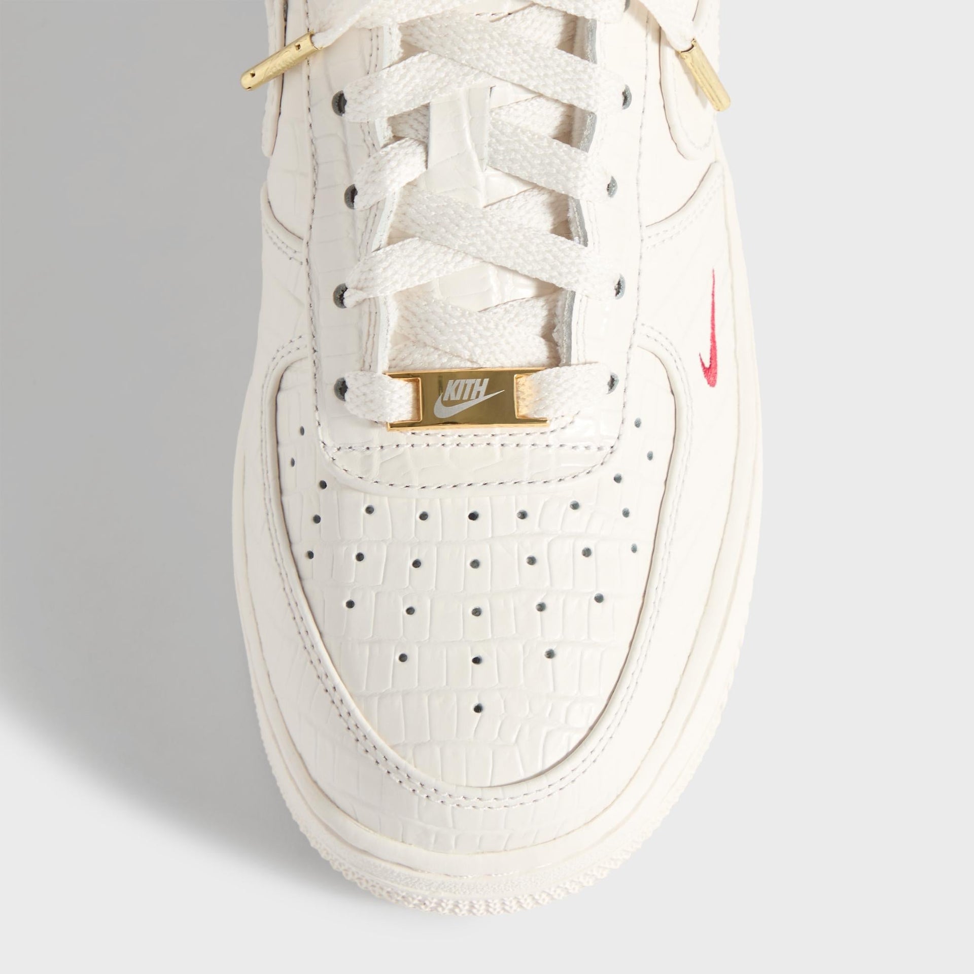 Kith for Nike GS Air Force 1 - Phantom / Black Spruce / Varsity Red