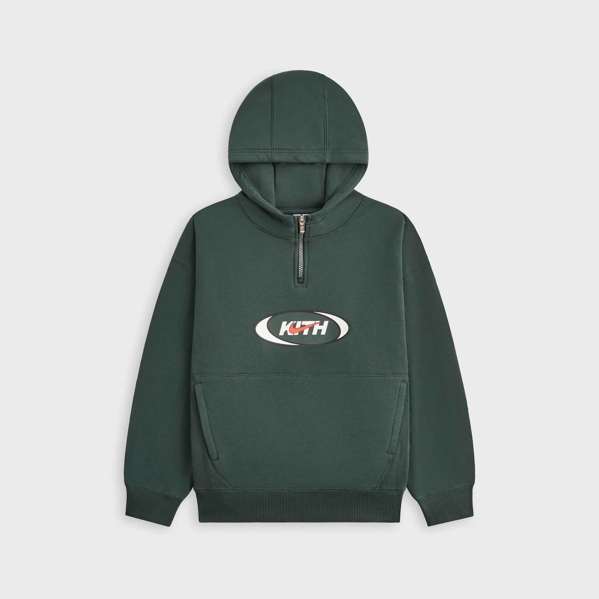 Kith Kids for Nike Quarter Zip Hoodie - Black Spruce