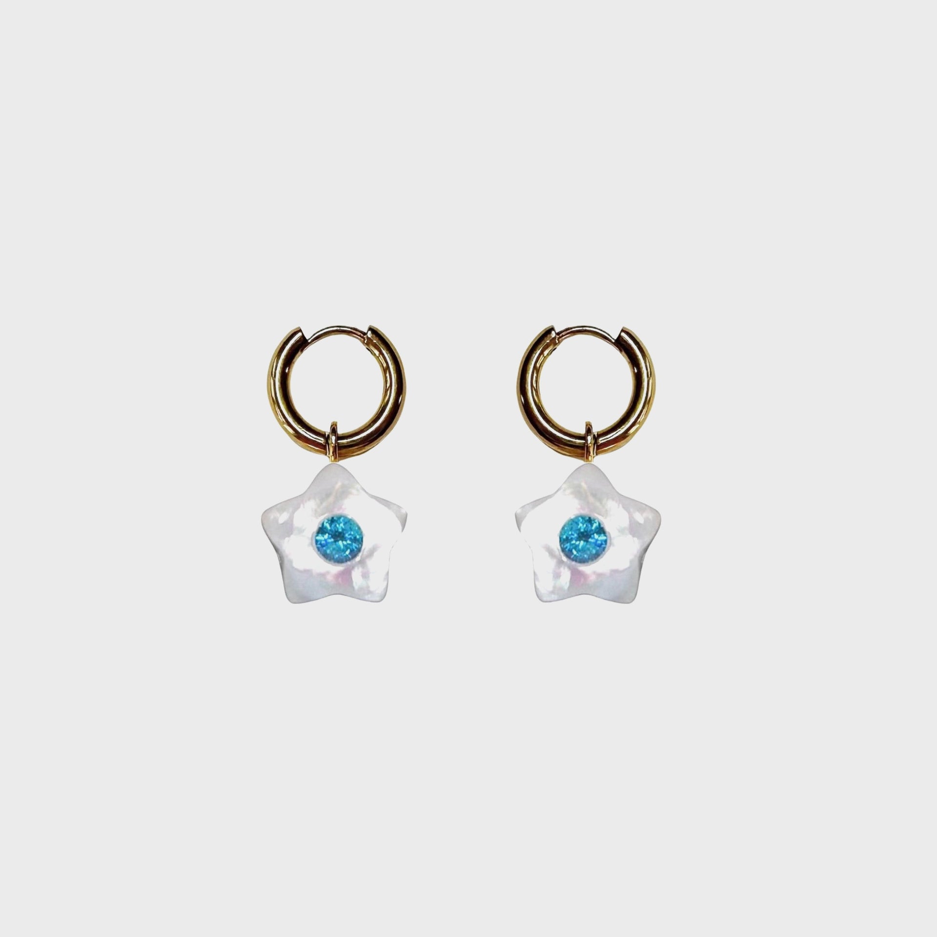 Notte Star Glow Earrings - Blue