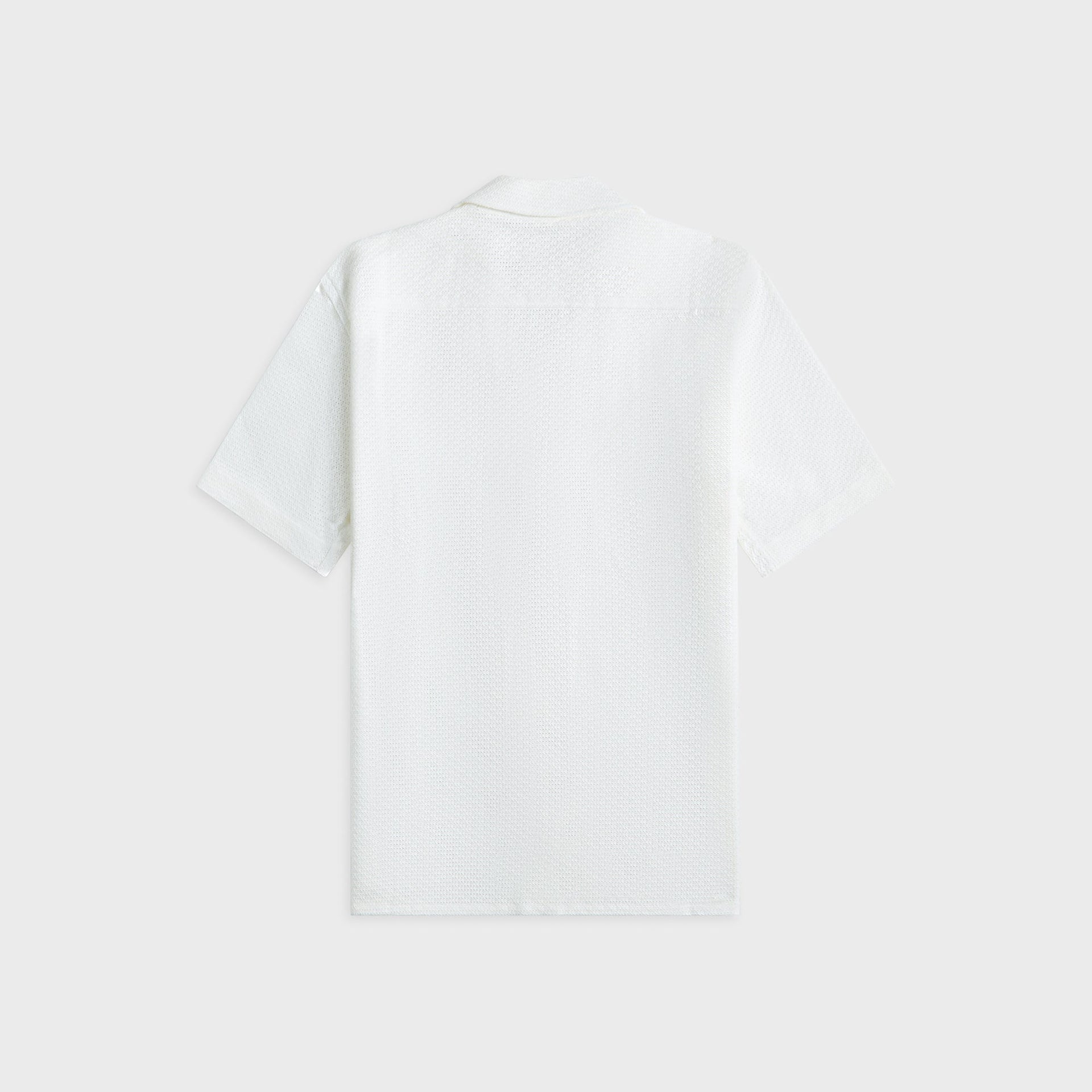 Orlebar Brown Maitan Open Weave Shirt in Cloud