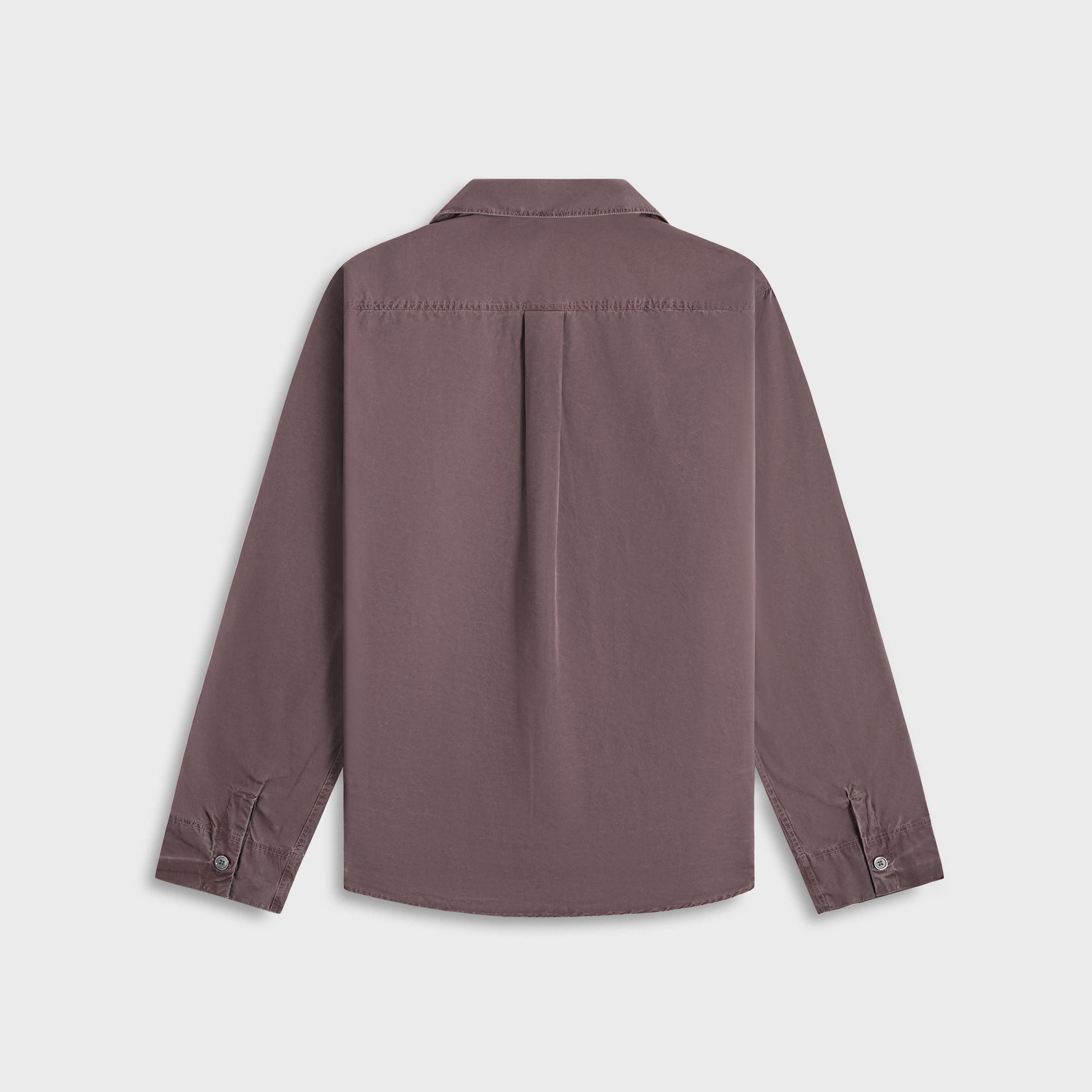 Our Legacy Funnel Shirt in Charcoal Bordeaux