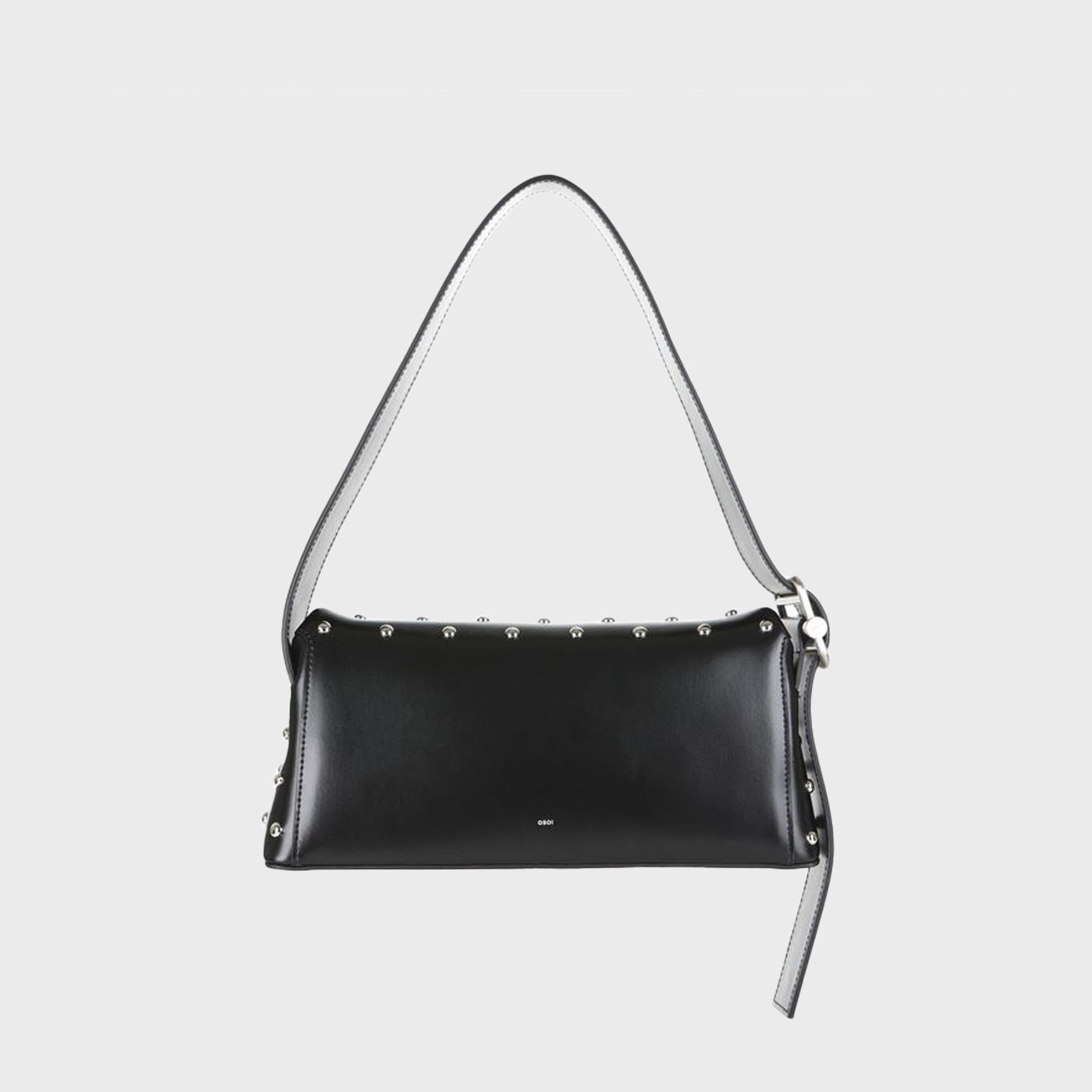 Osoi Folder Brot Stud-Embellished Shoulder Bag - Black