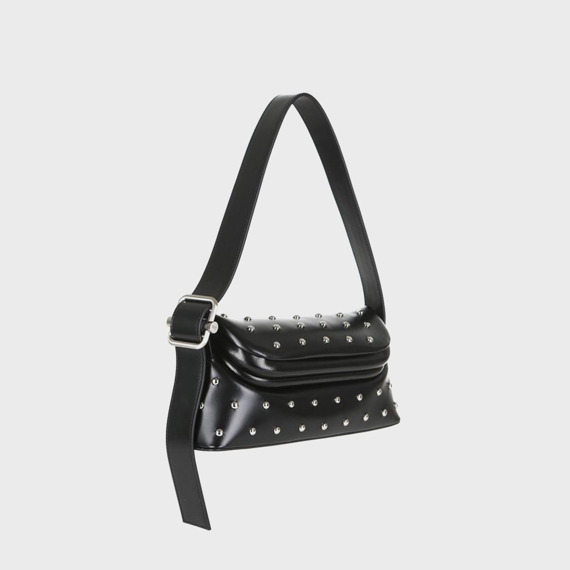 Osoi Folder Brot Stud-Embellished Shoulder Bag - Black