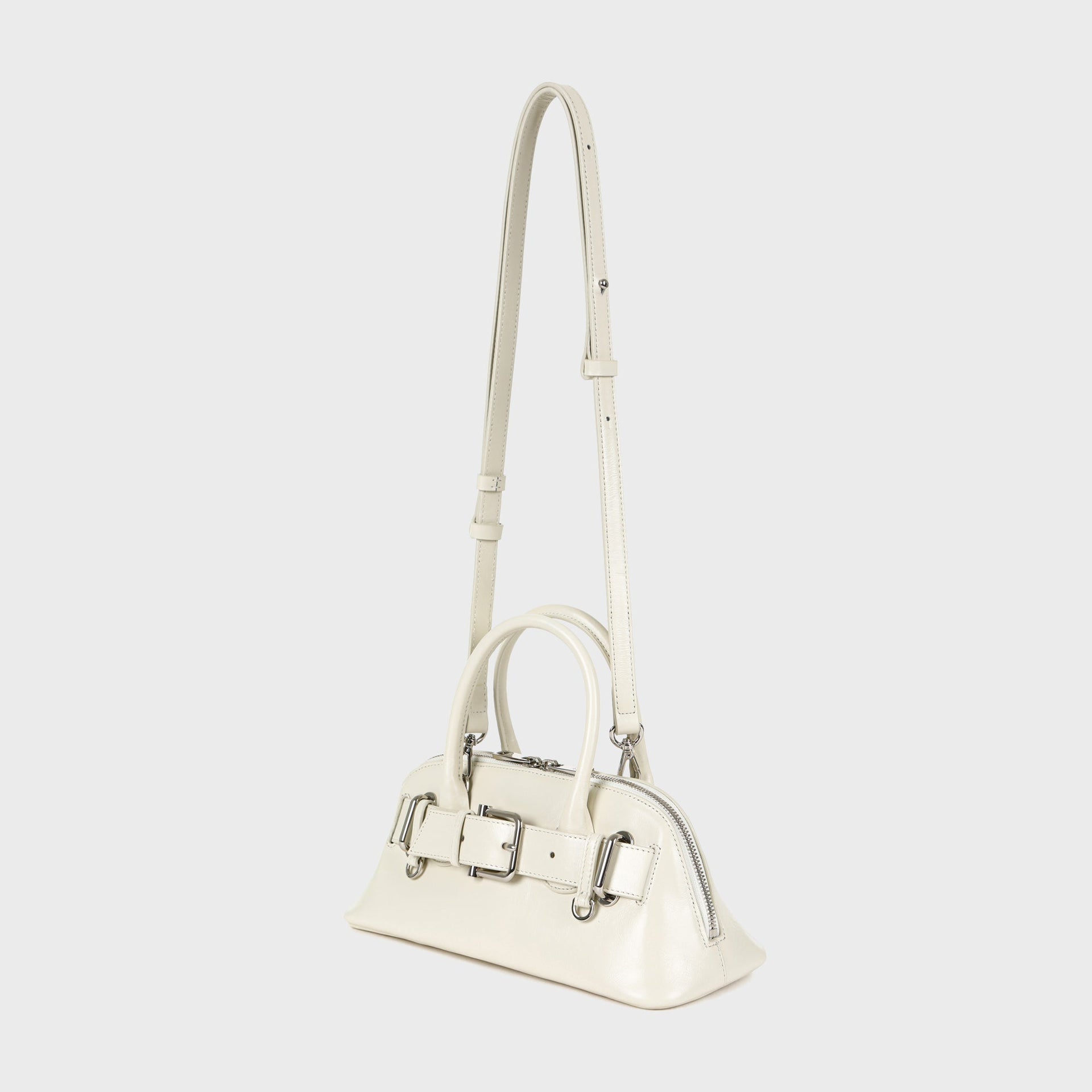 Osoi Zip Brocle Mini Bag in Cream