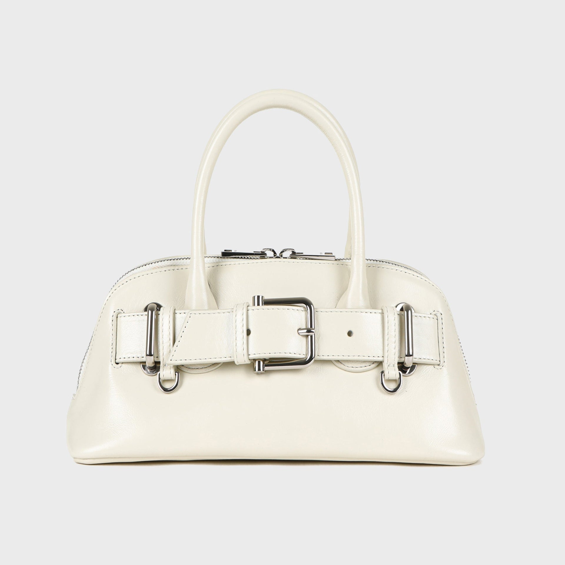 Osoi Zip Brocle Mini Bag in Cream