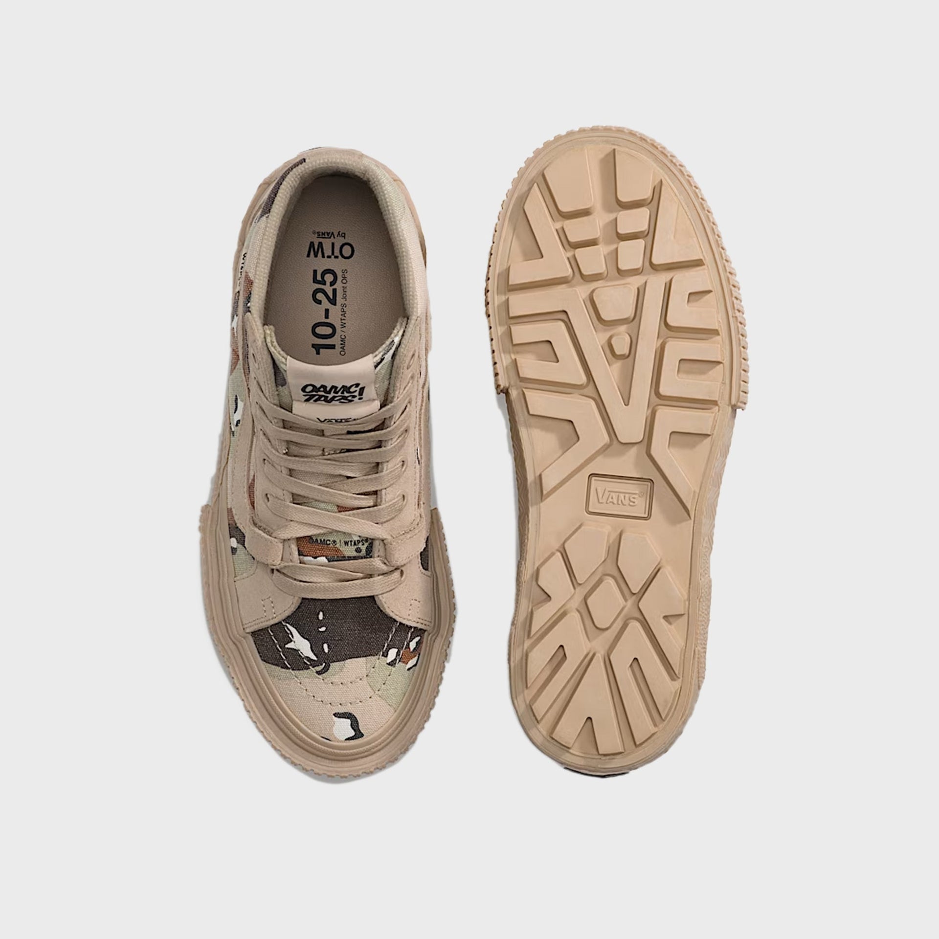 VANS x OAMC x WTAPS OTW Sk8-Hi GL Lug - Desert Camo