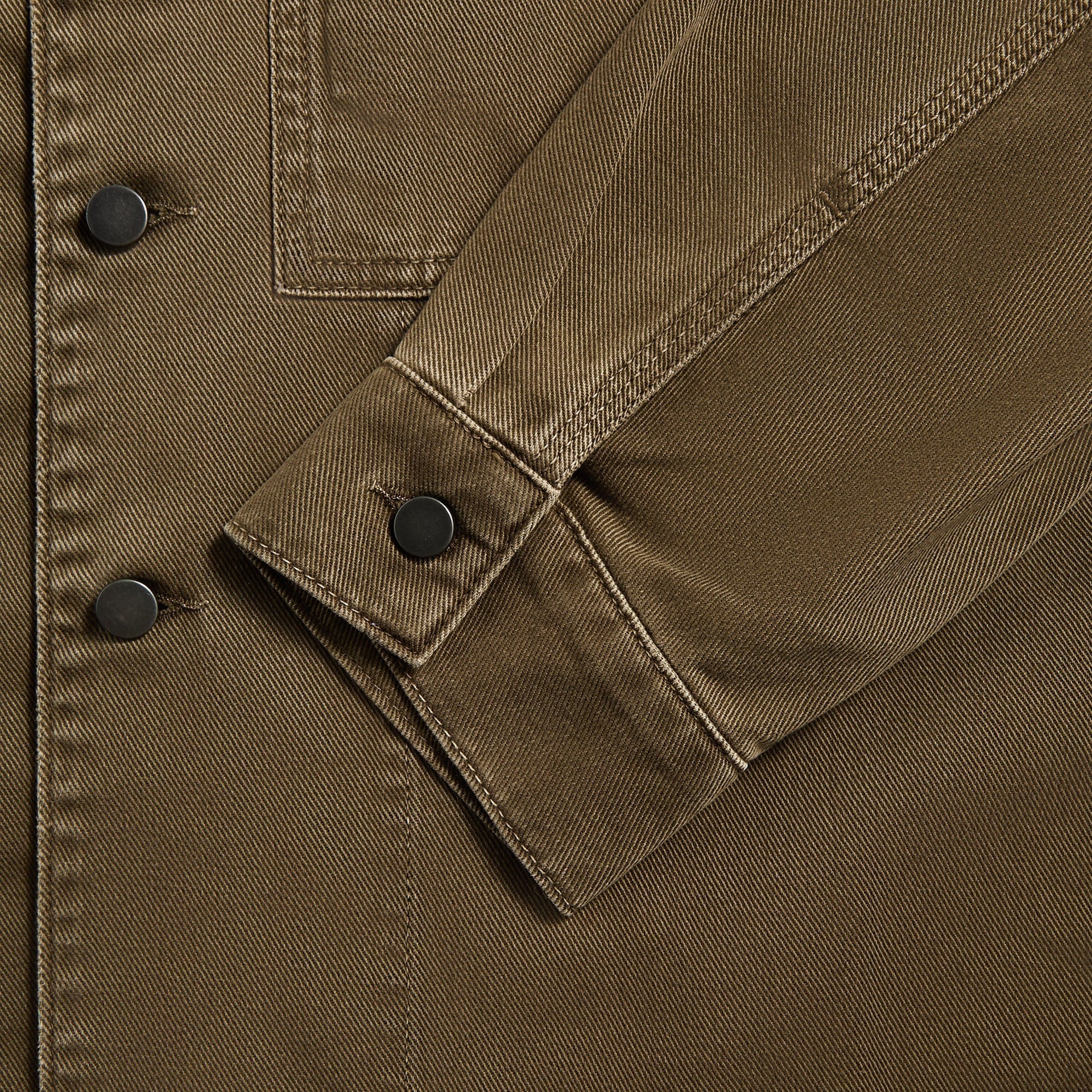 Lemaire Workwear Overshirt - Moss Green
