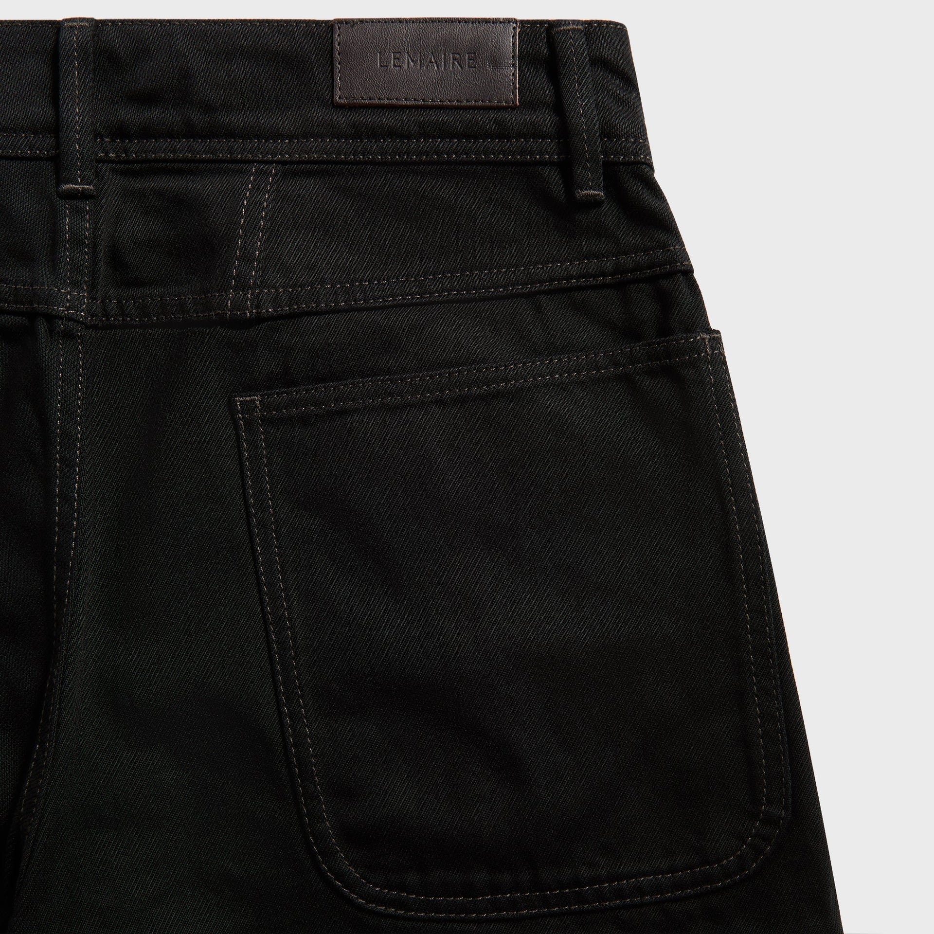 Lemaire Twisted Workwear Pants in Black