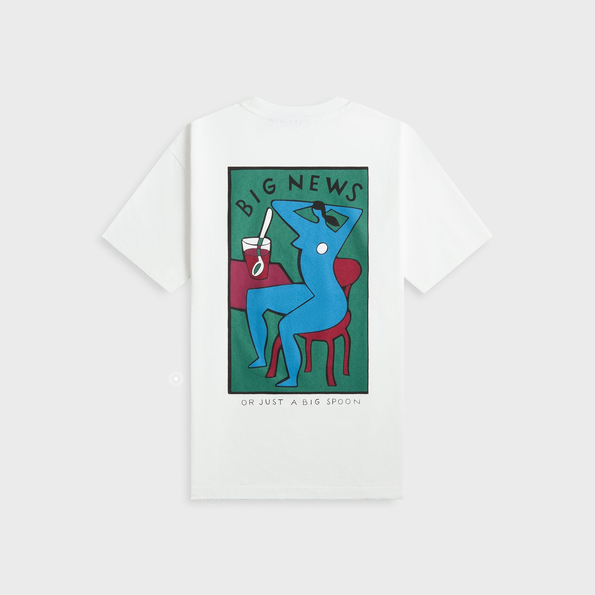 by Parra Big News Tee in White