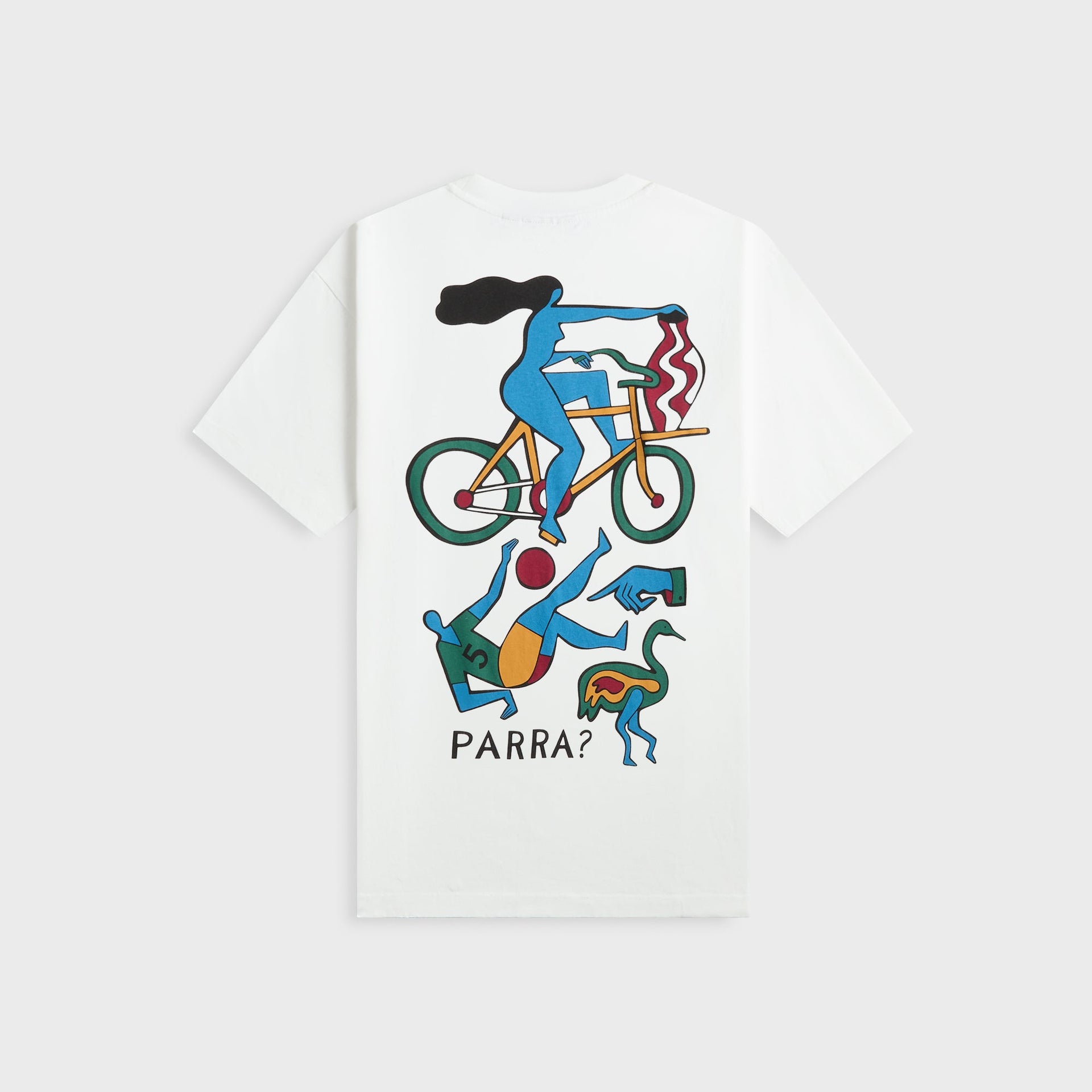 by Parra Vase Delivery Tee in White