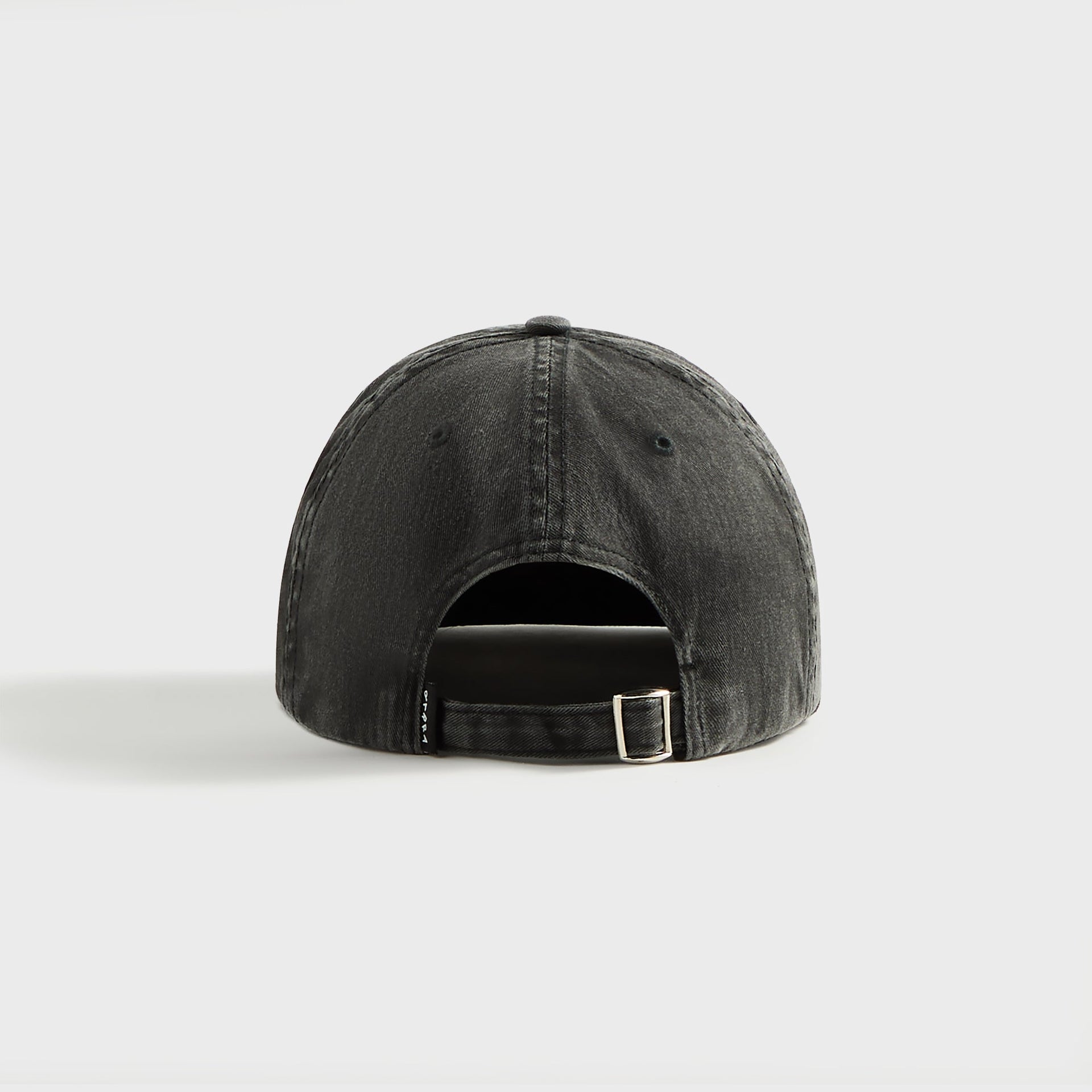 by Parra Scripted 6 Panel Cap in Washed Black