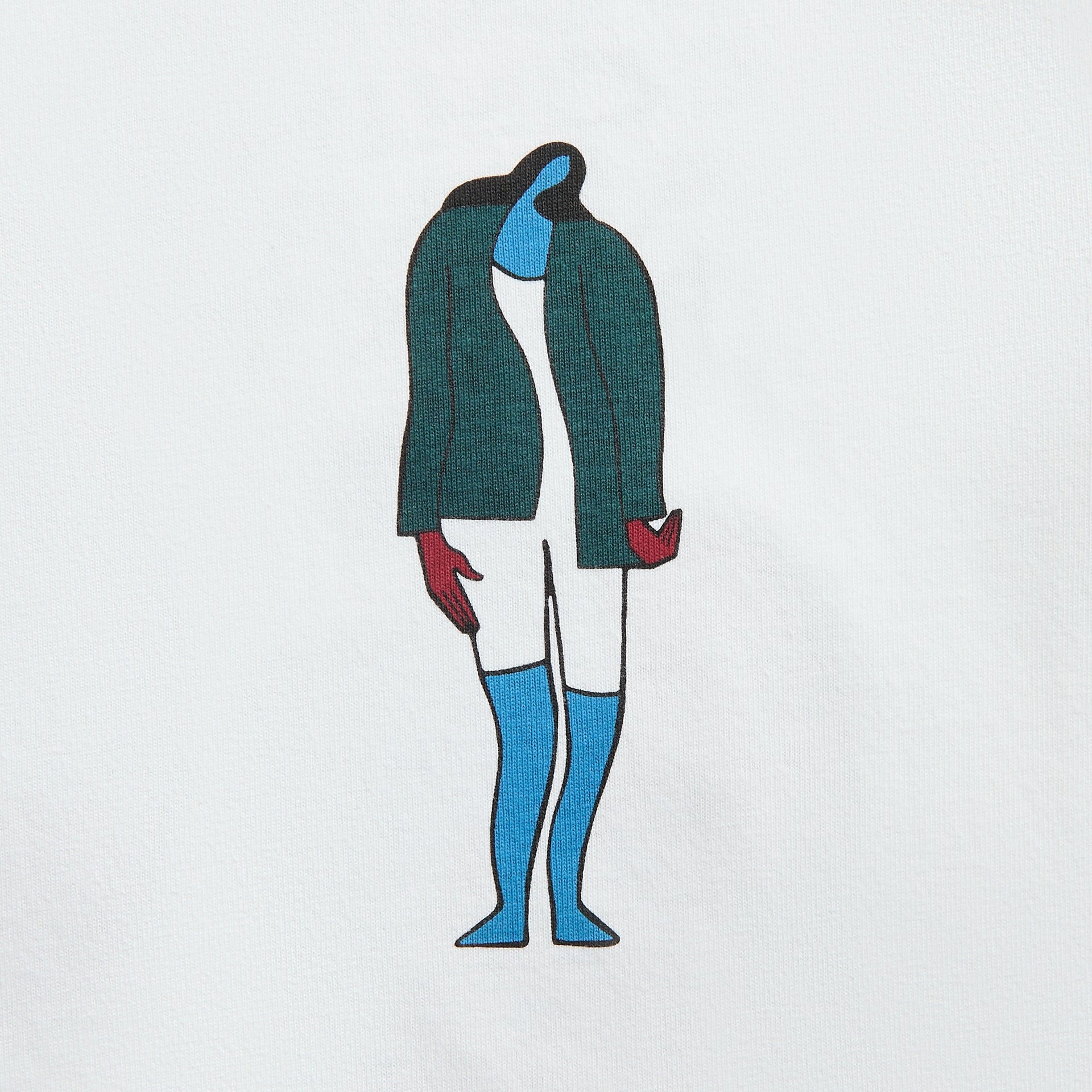 by Parra The Broken Door Tee in White