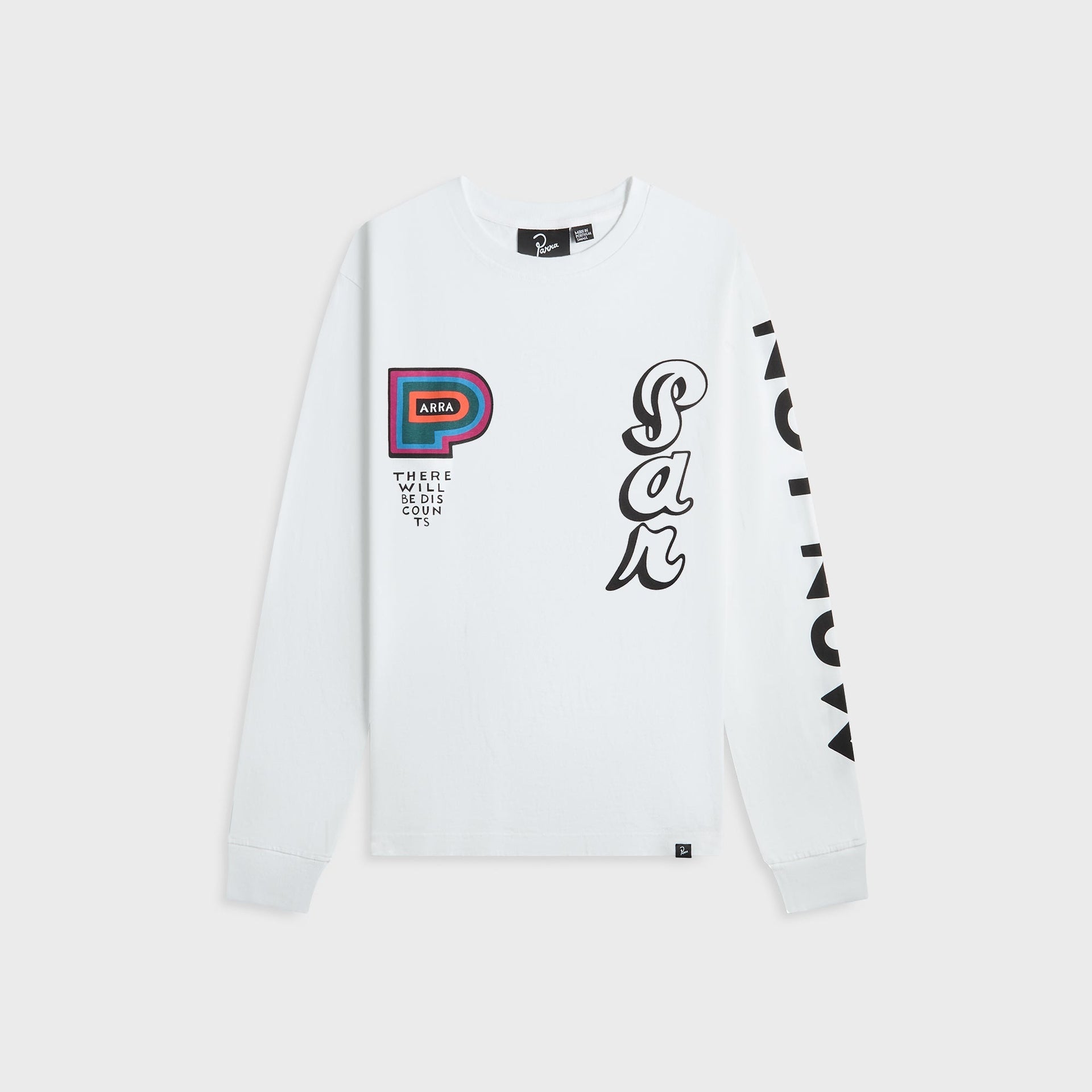by Parra There Will Be Not Long Sleeve Tee in White