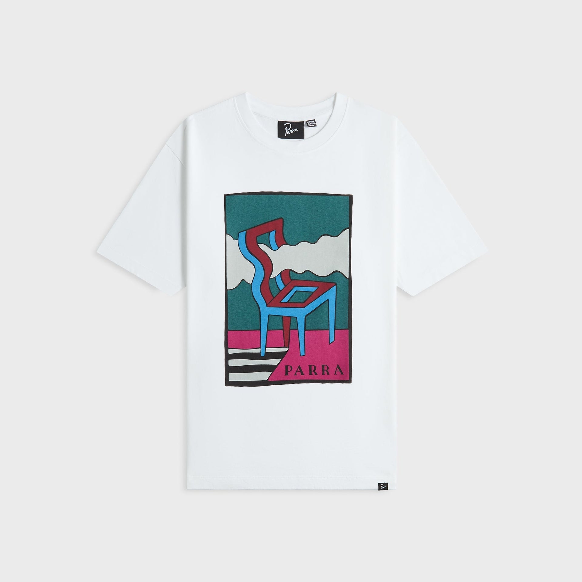 by Parra Smoke Chair Tee - White