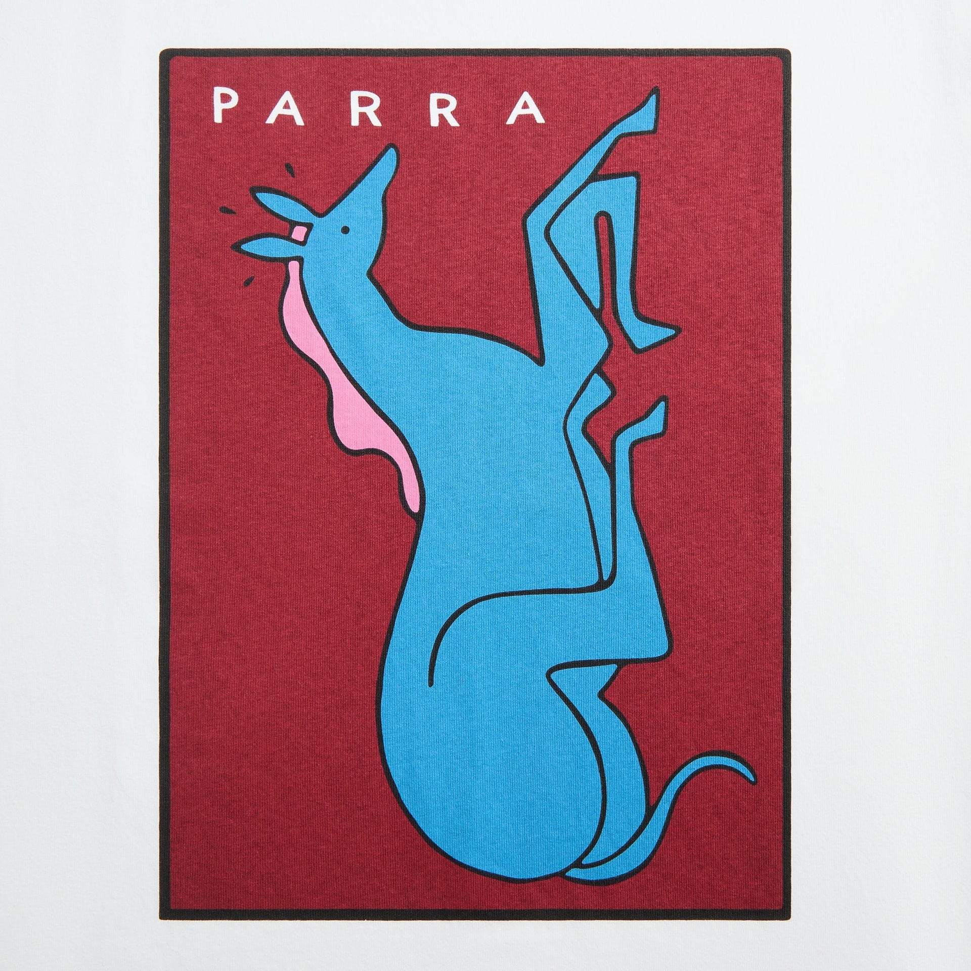 by Parra Vertical Horse Tee - White
