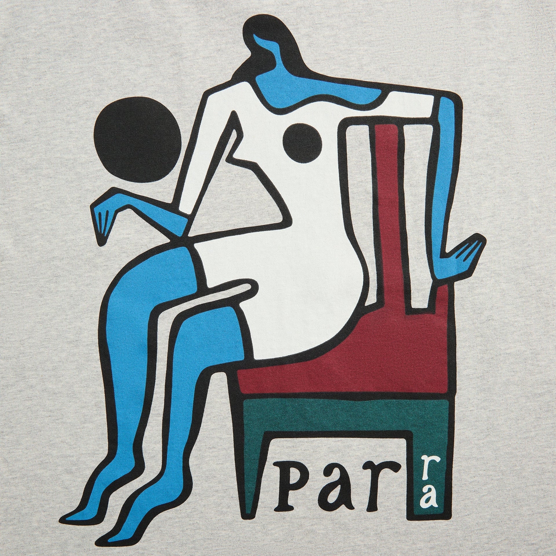 by Parra Chair Baller Tee - Heather Grey