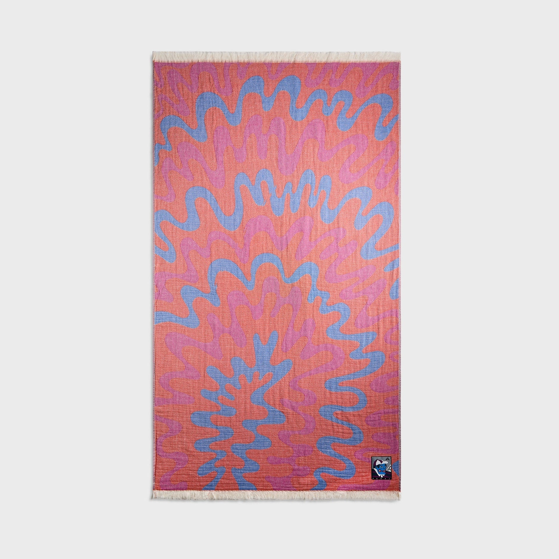 by Parra Splashed Hammam Beach Towel - Orange