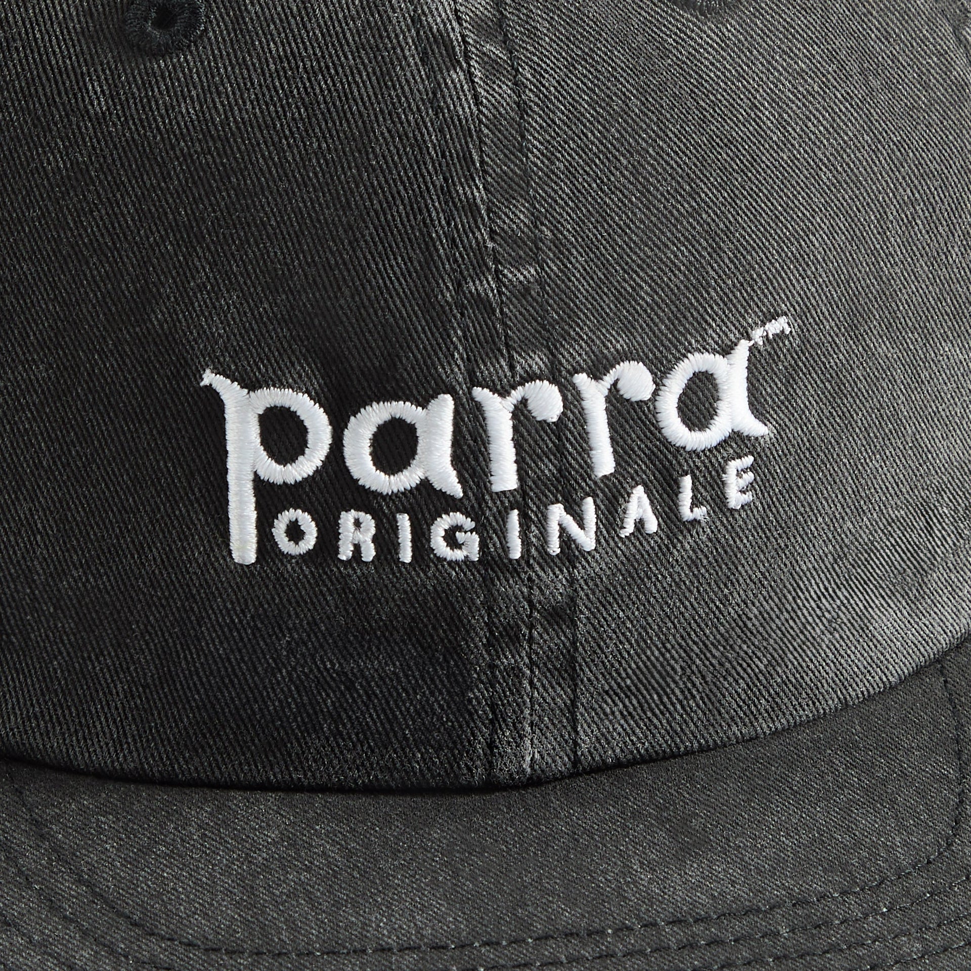 by Parra Originale 6 Panel Cap - Black