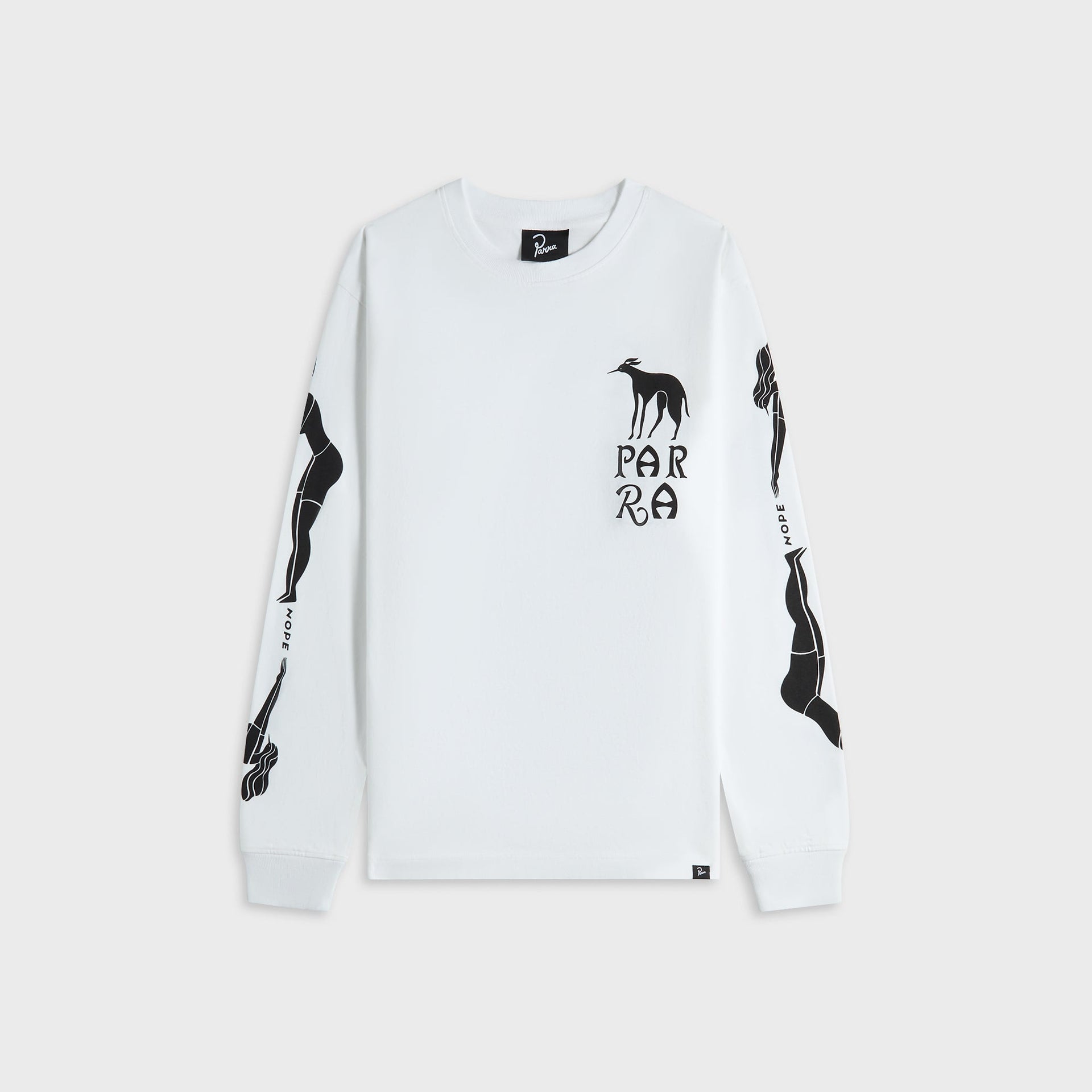 by Parra Dog Training Long Sleeve Tee - White
