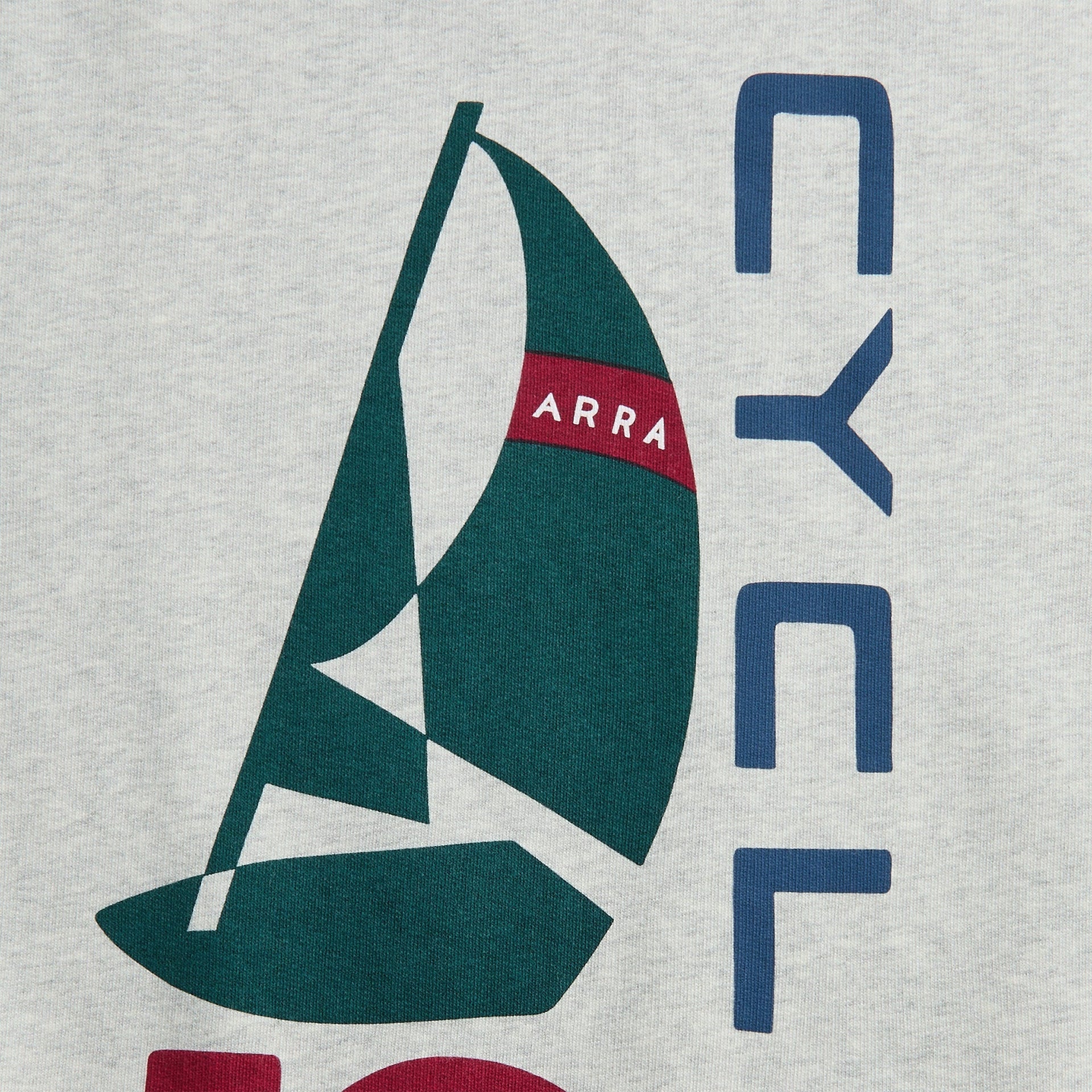 by Parra Sail Bike Crew Neck Sweatshirt - Heather Grey