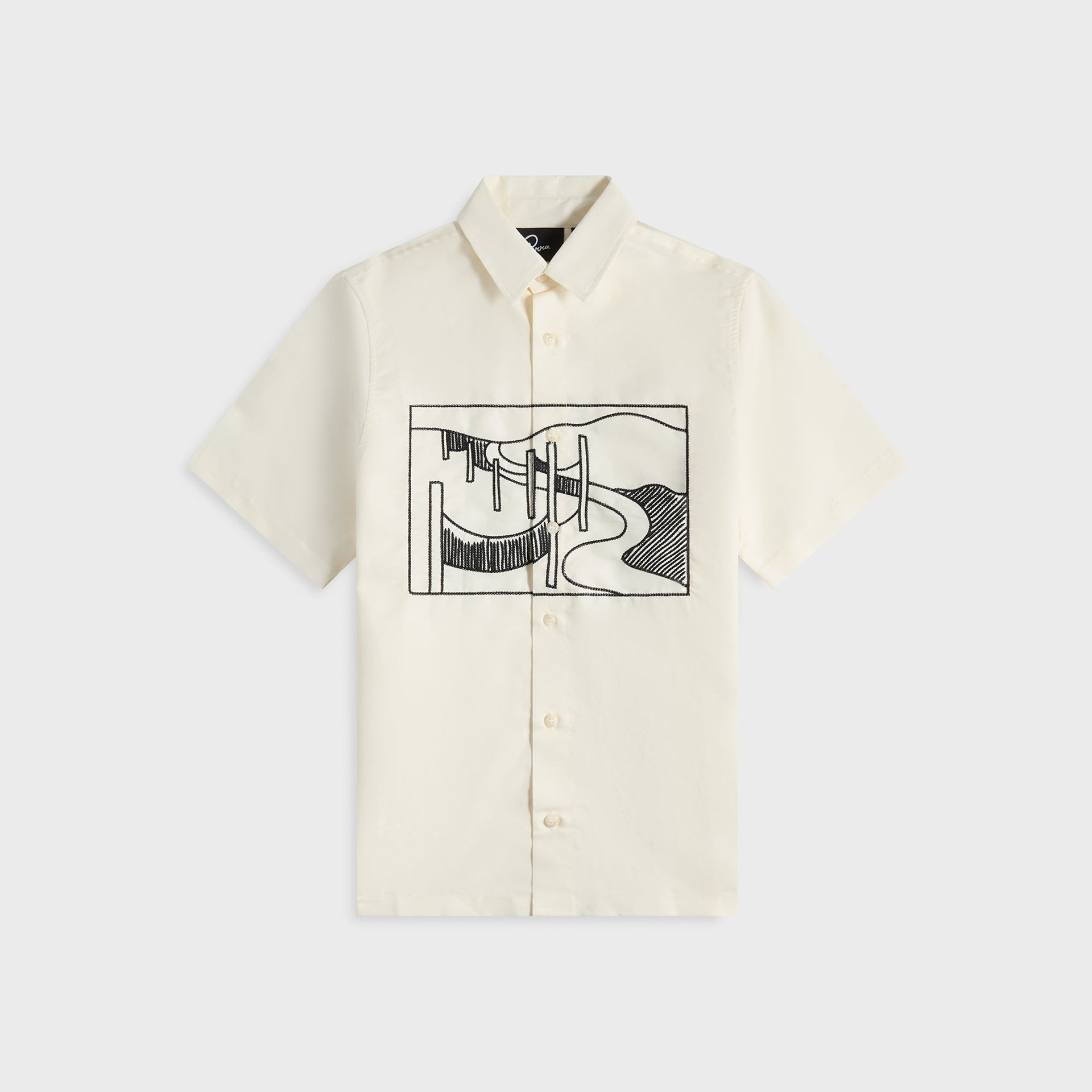 by Parra The Dunes Short Sleeve Shirt - Off White