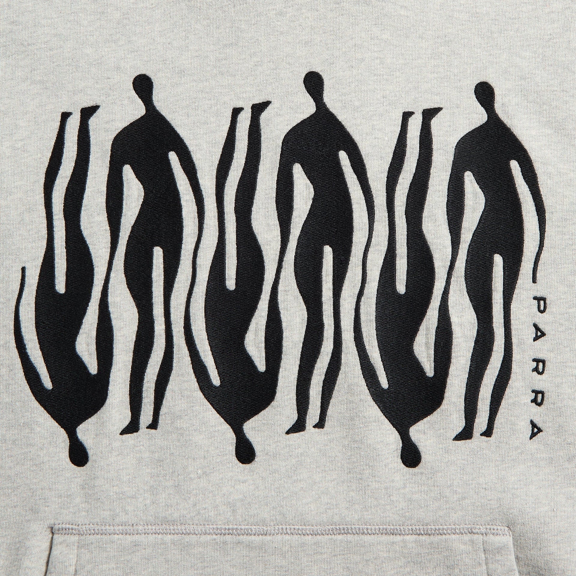 by Parra Connected Guy Hooded Sweatshirt - Heather Grey