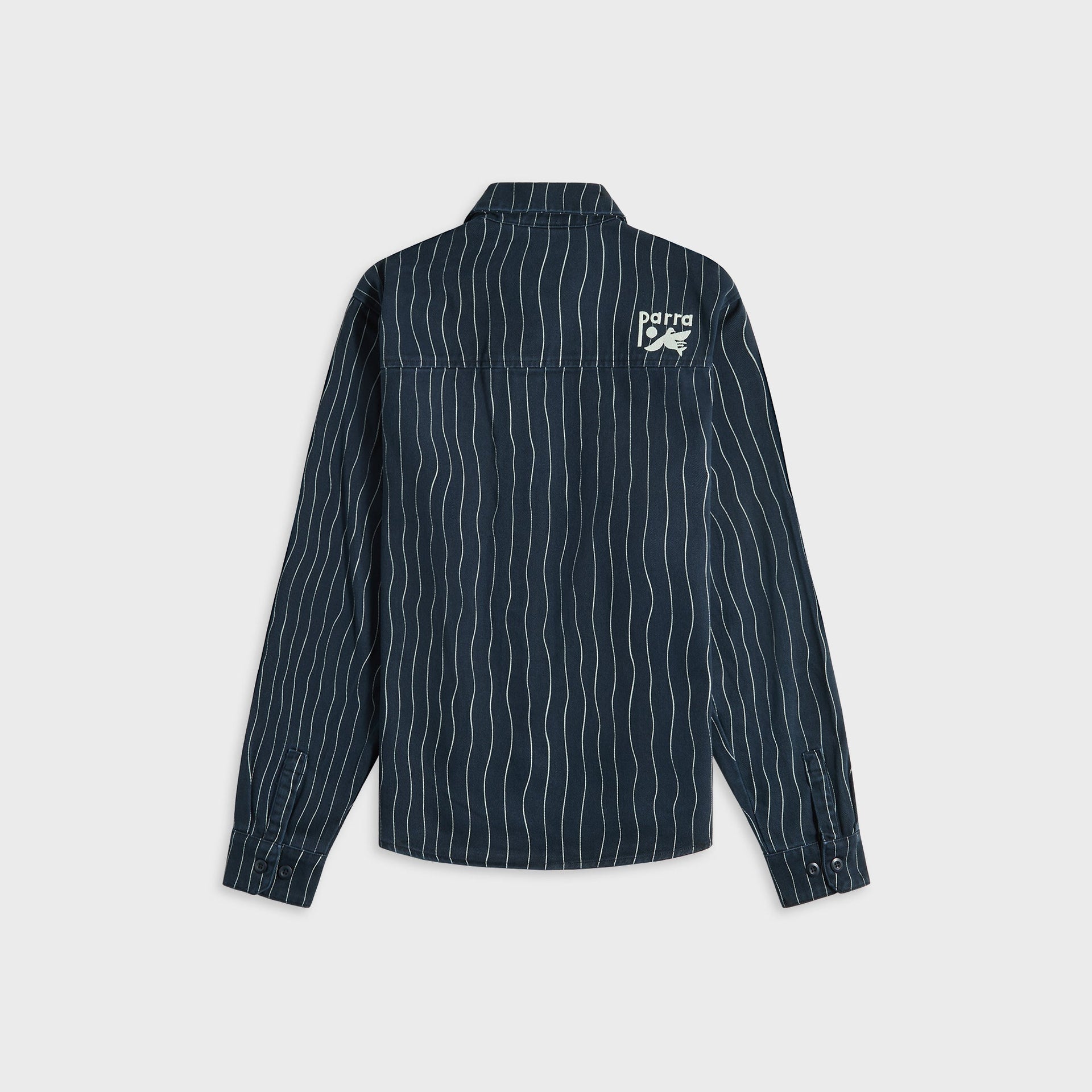 by Parra Meandering Lines Shirt - Navy Blue
