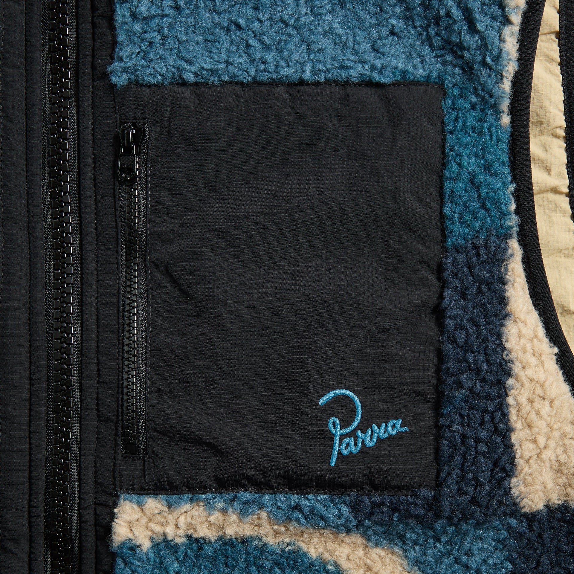 by Parra Infinite Bird Reversible Vest - Navy Blue