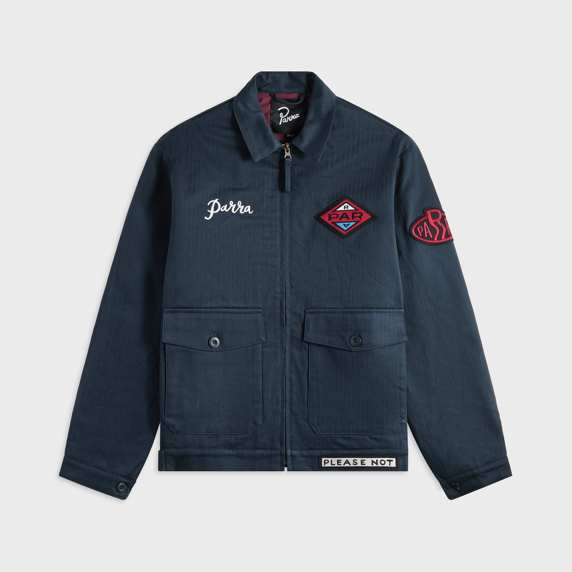 by Parra Pumping Gas Jacket - Navy Blue