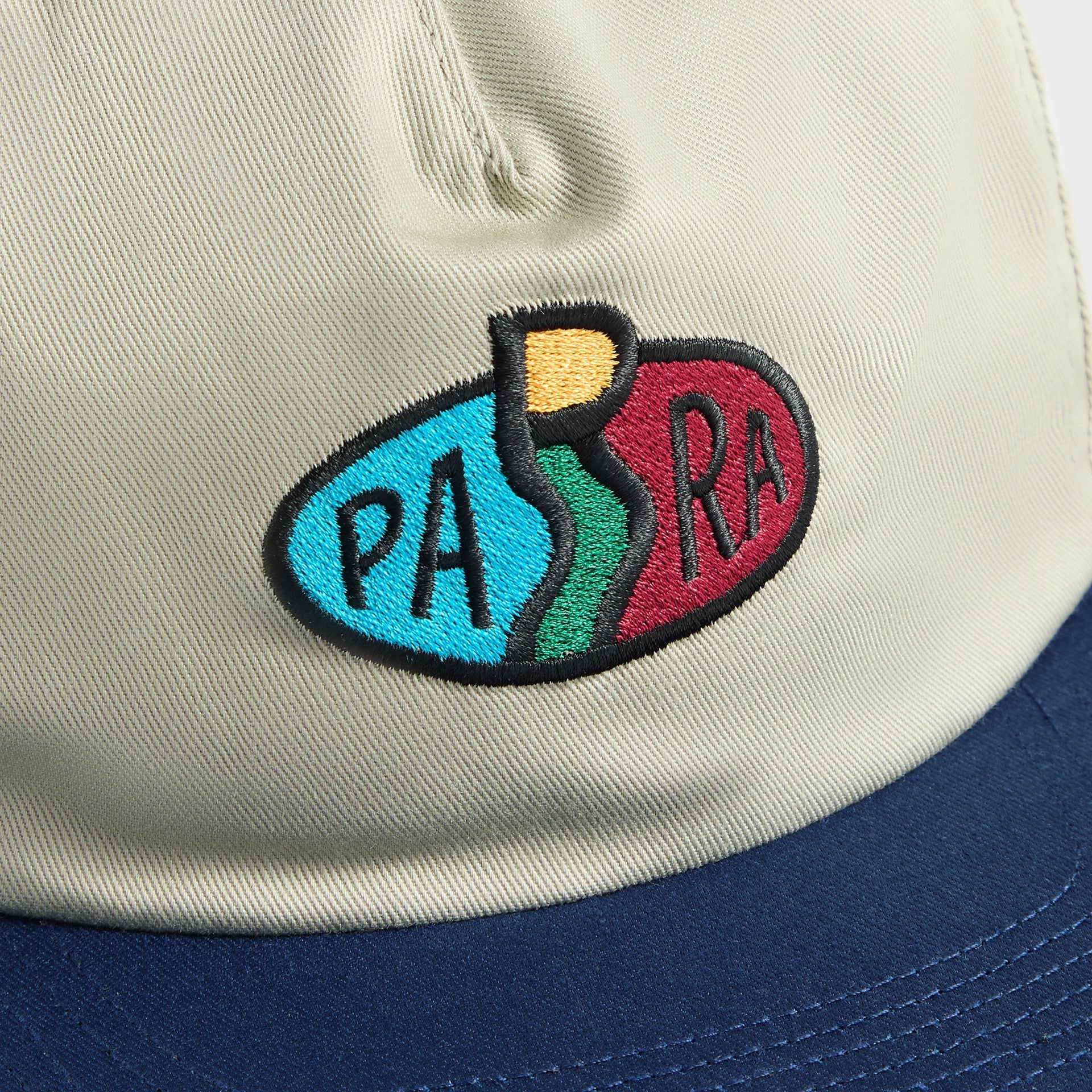 by Parra Legs Logo 5 Panel Cap - Off White
