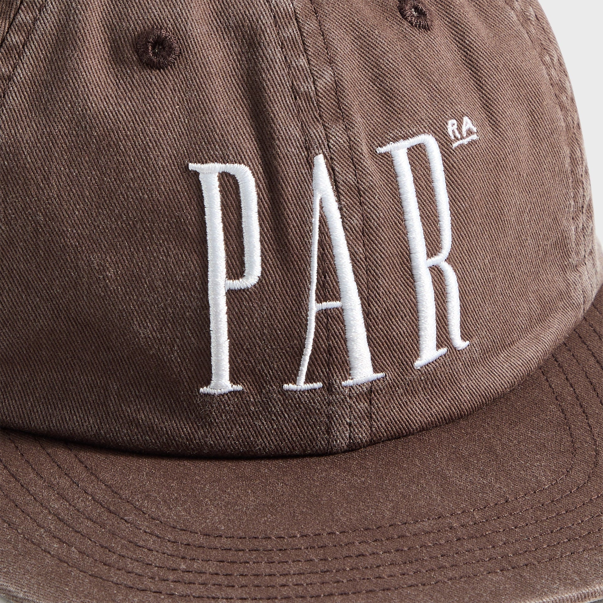 by Parra Store Logo 6 Panel Cap - Brown