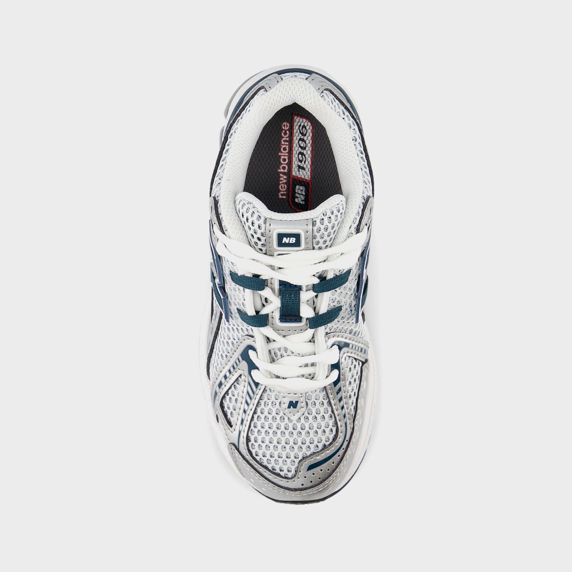 New Balance PS 1906R Hook & Loop - Silver Metallic / Deep Ocean