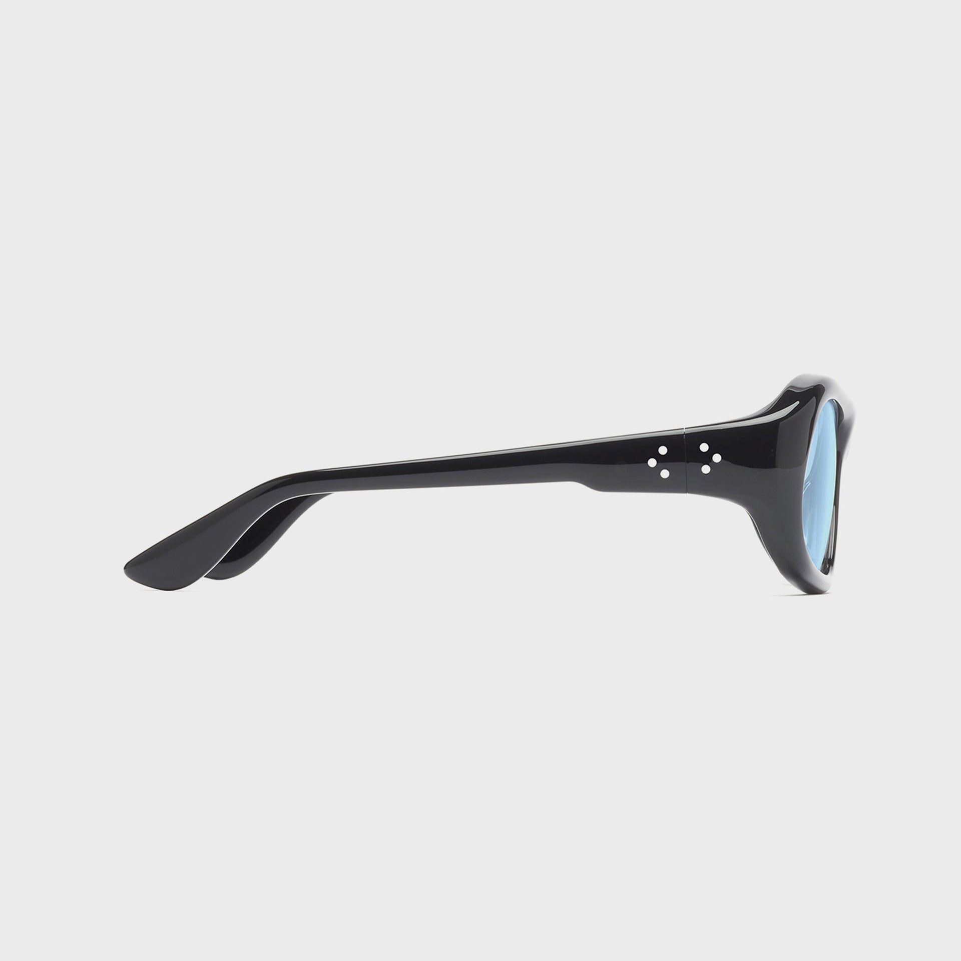 Port Tanger Gray in Black Acetate / Rif Blue Lens