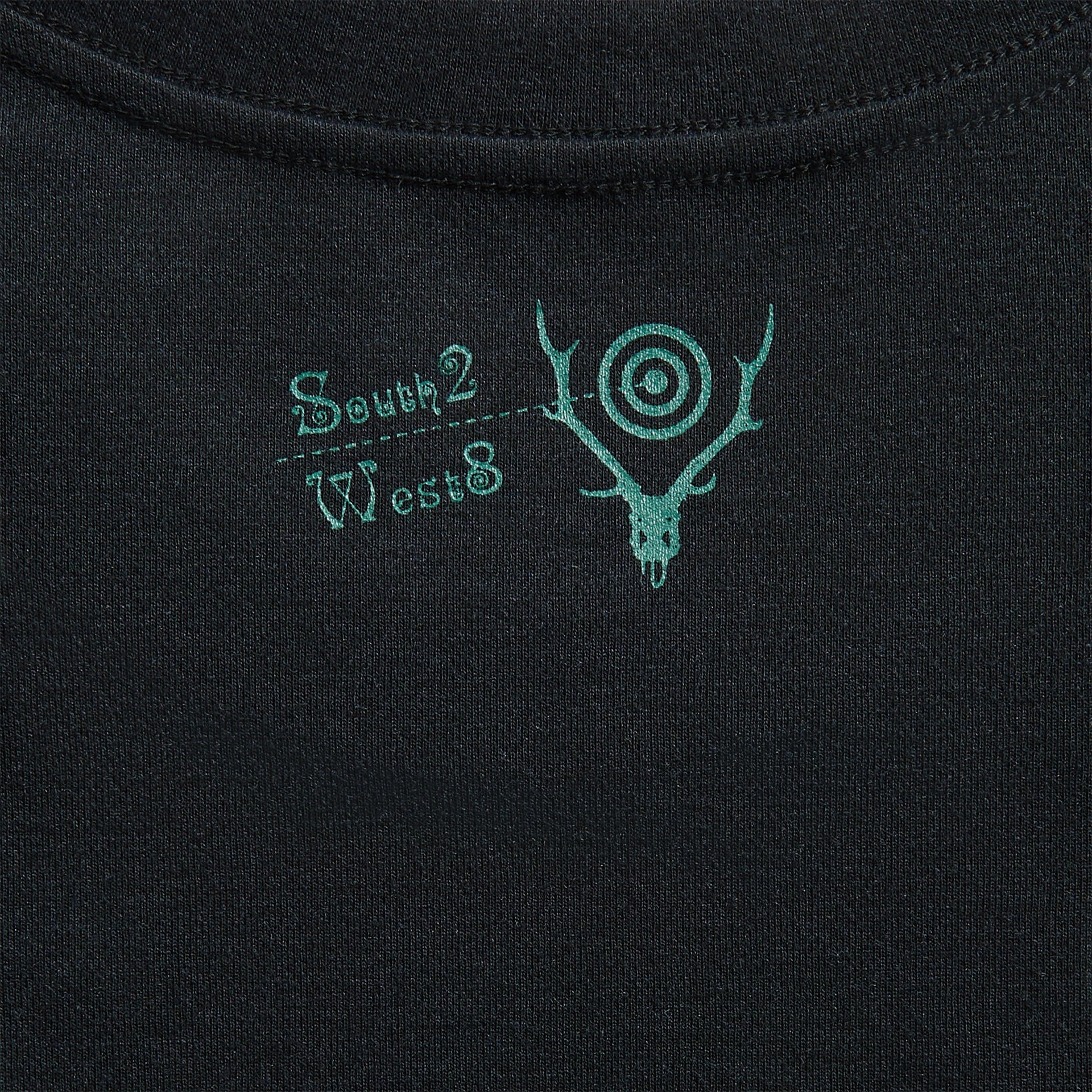 South2 West8 Crew Neck Tee in Black IN SHADOWS