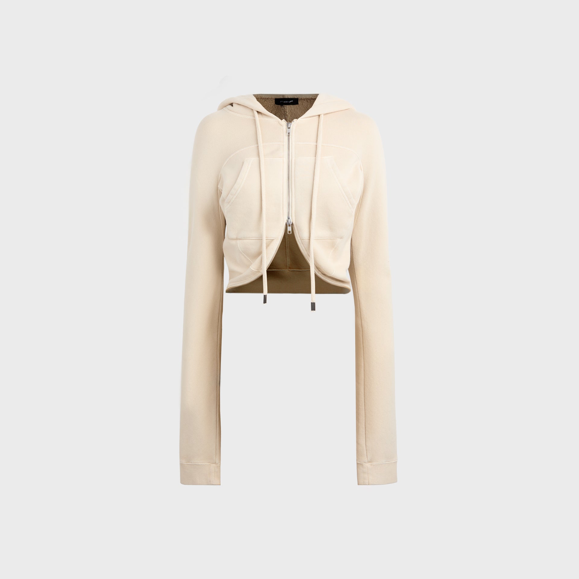 R13 Wrap Around Hoodie - Natural