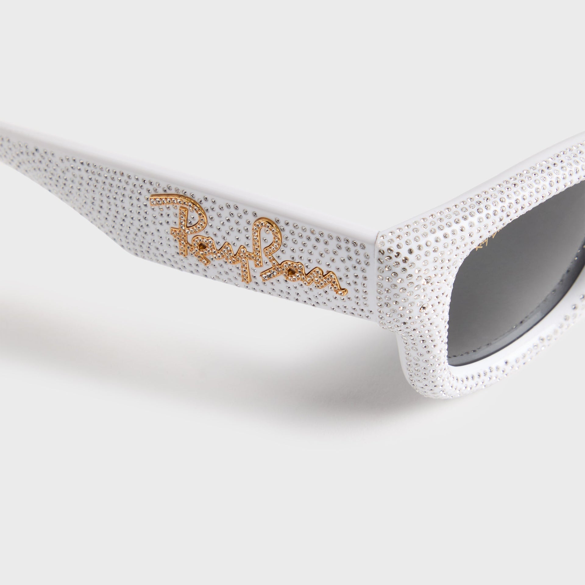 Ray-Ban x A$AP Rocky Wayfarer Puffer - White / Strass Pave / Dark Grey