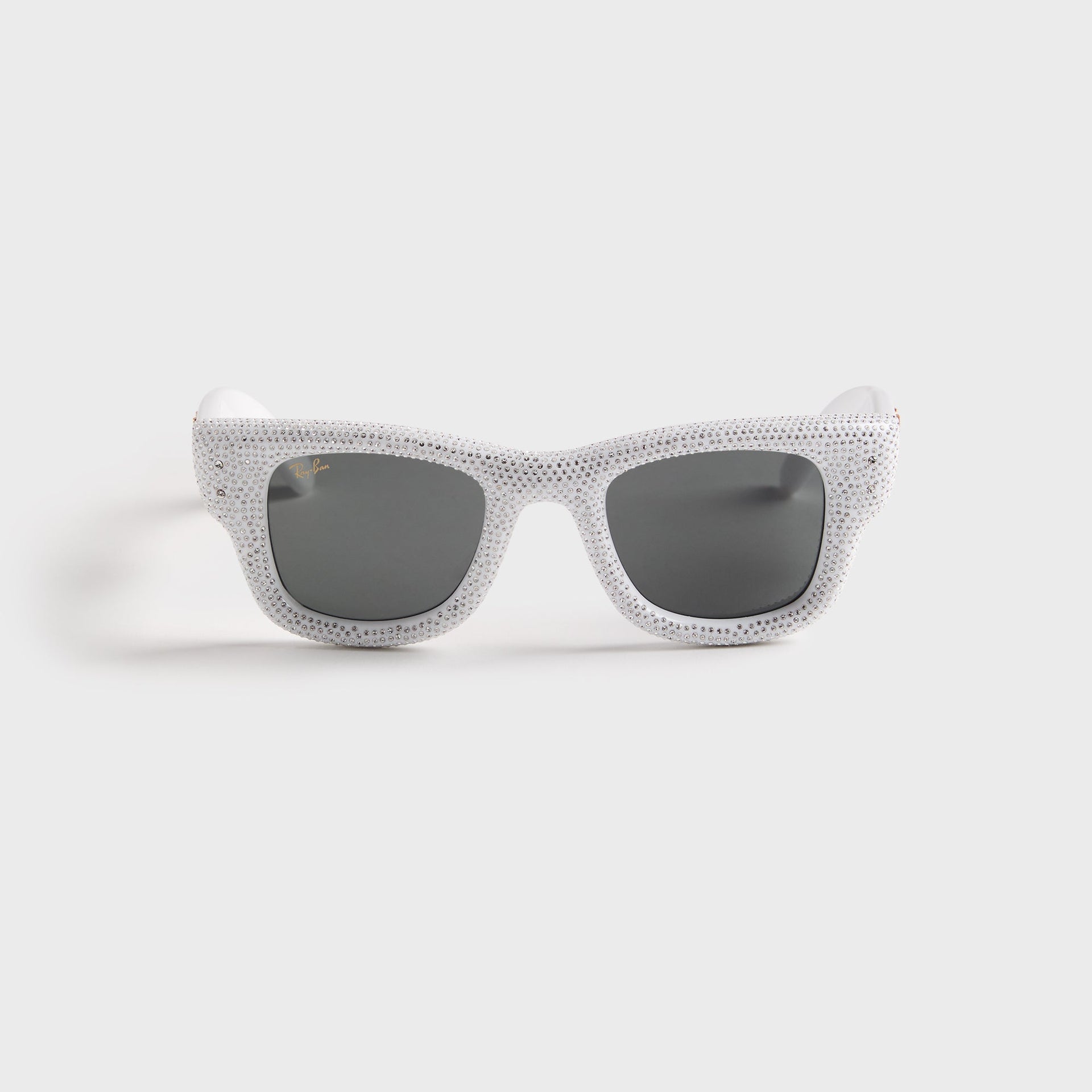 Ray-Ban x A$AP Rocky Wayfarer Puffer - White / Strass Pave / Dark Grey