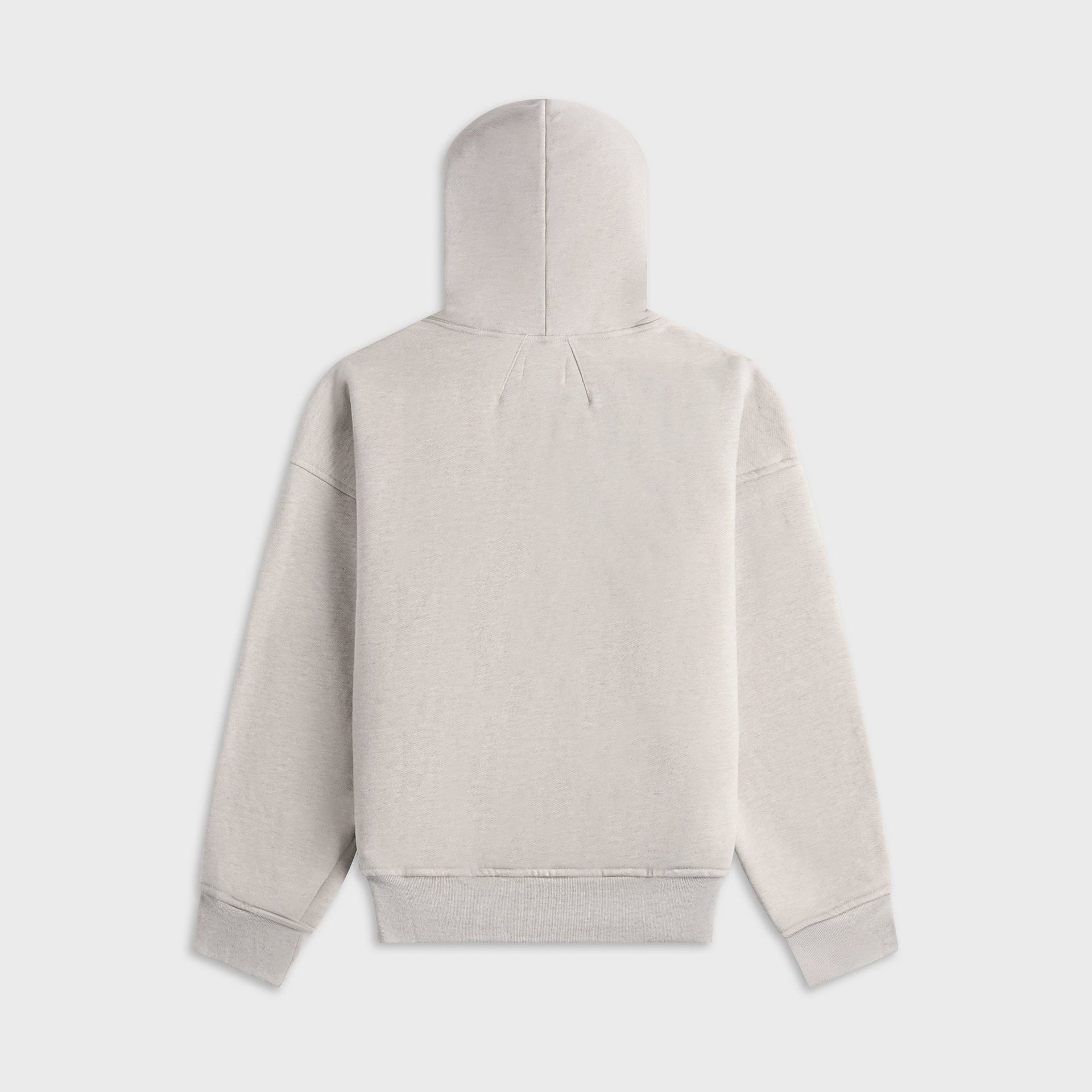 Rhude Youth Of America Zip-Up Hoodie - Heather Grey / Black