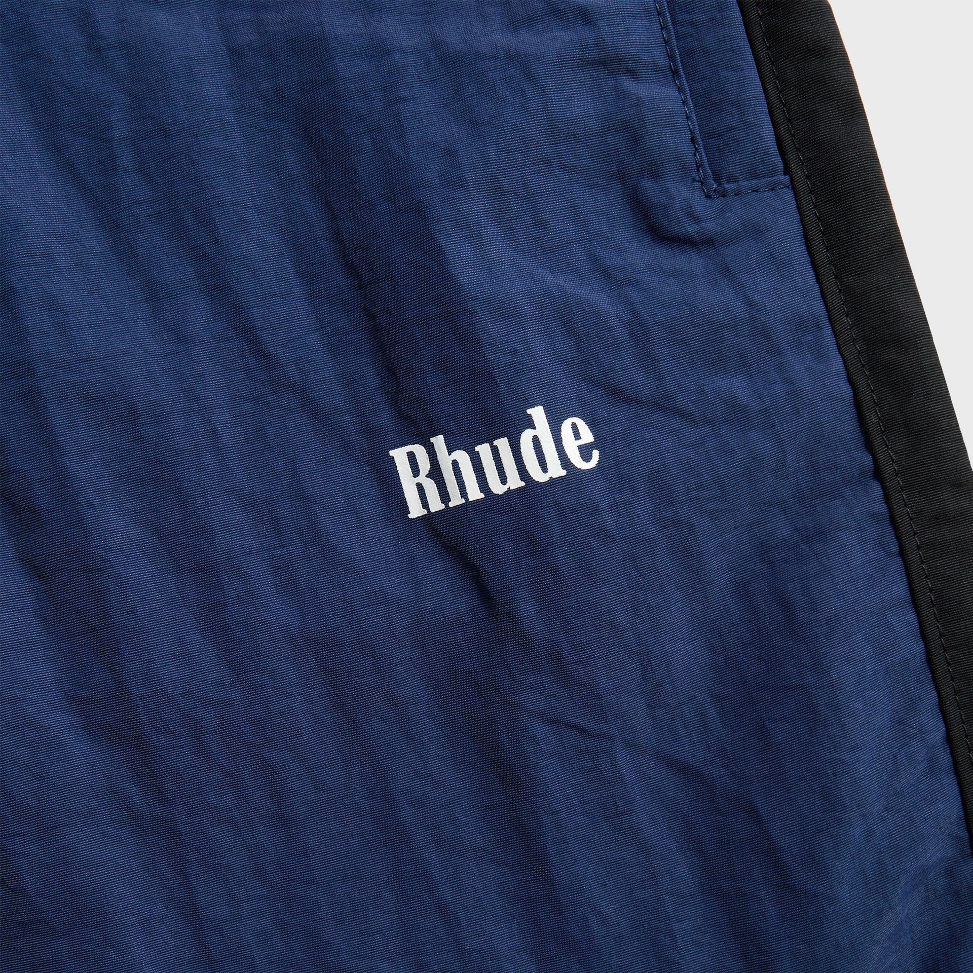 Rhude Chevron Color-Block Track Pant - Blue / Black / White