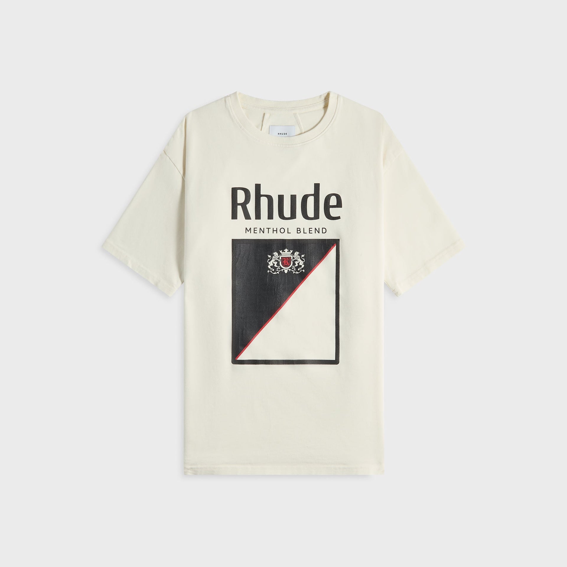 Rhude Collins Fumar Tee - Vintage White / Black / Red