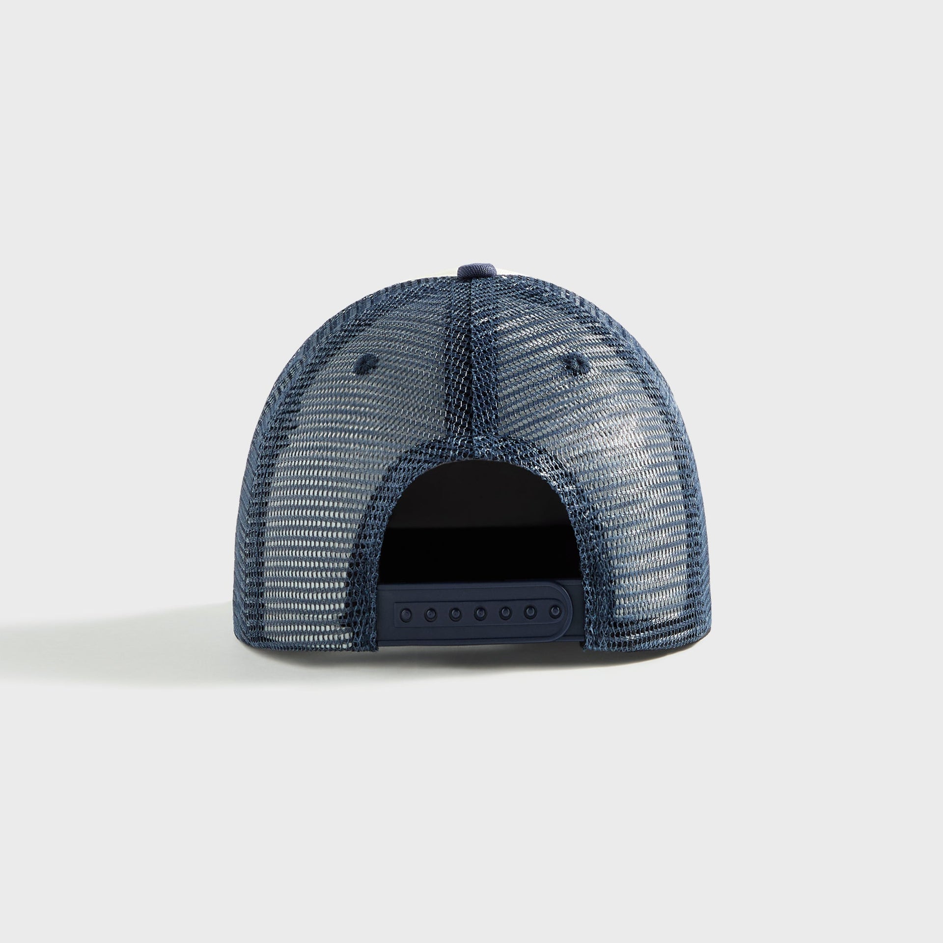 Rhude SpecialinBlend Trucker Cap in Navy / OffinWhite