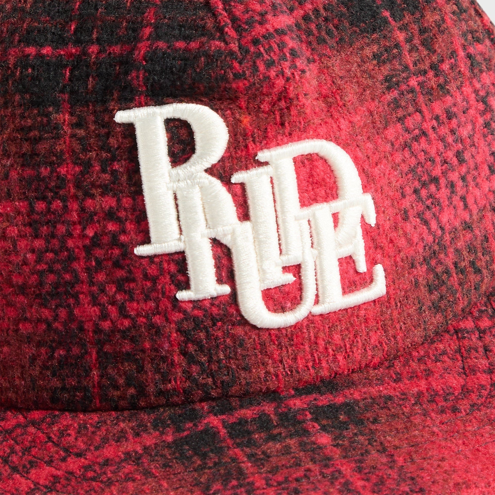 Rhude Scramble Logo Cap in Red / Black