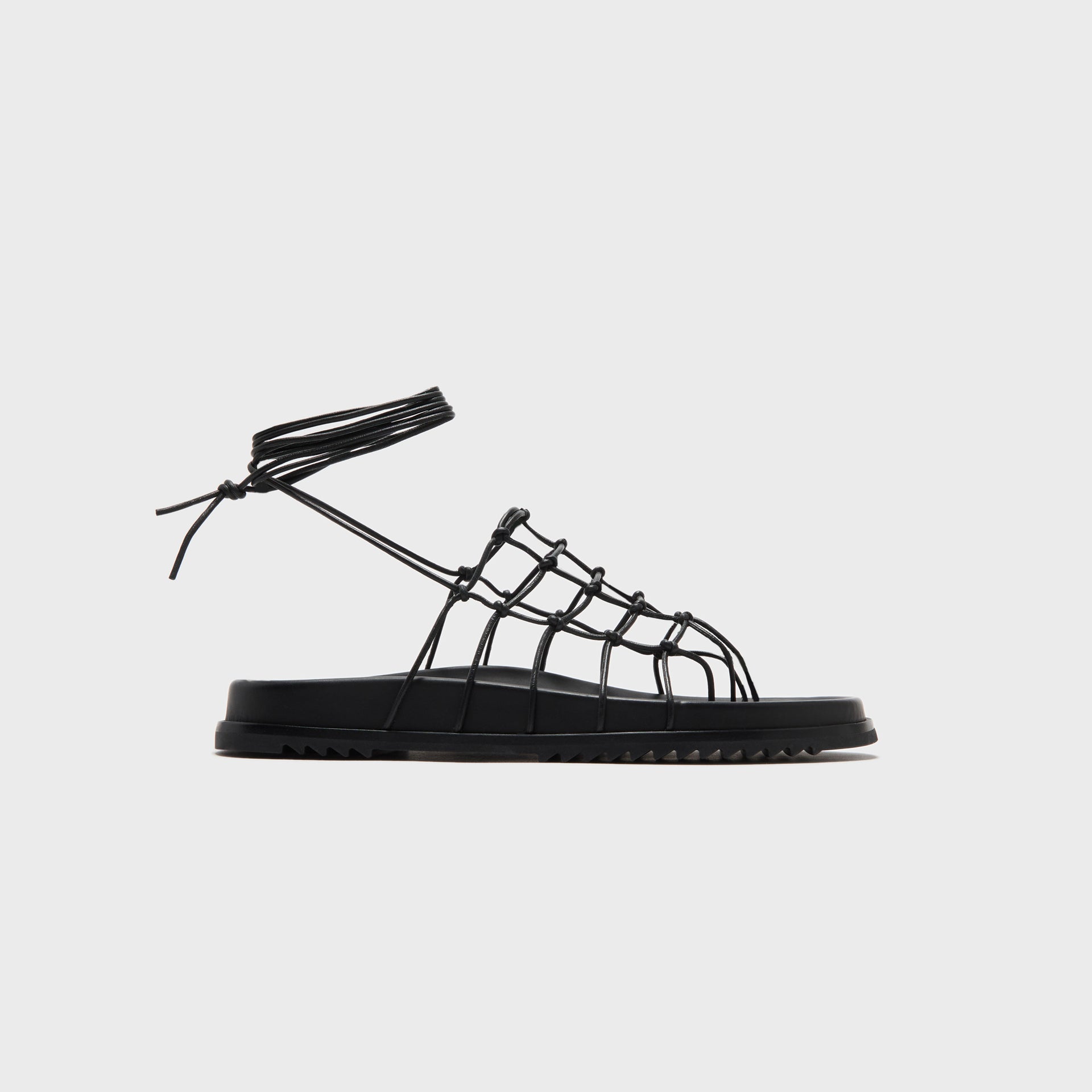 Rick Owens Web Granola Sandali - Pelle Black
