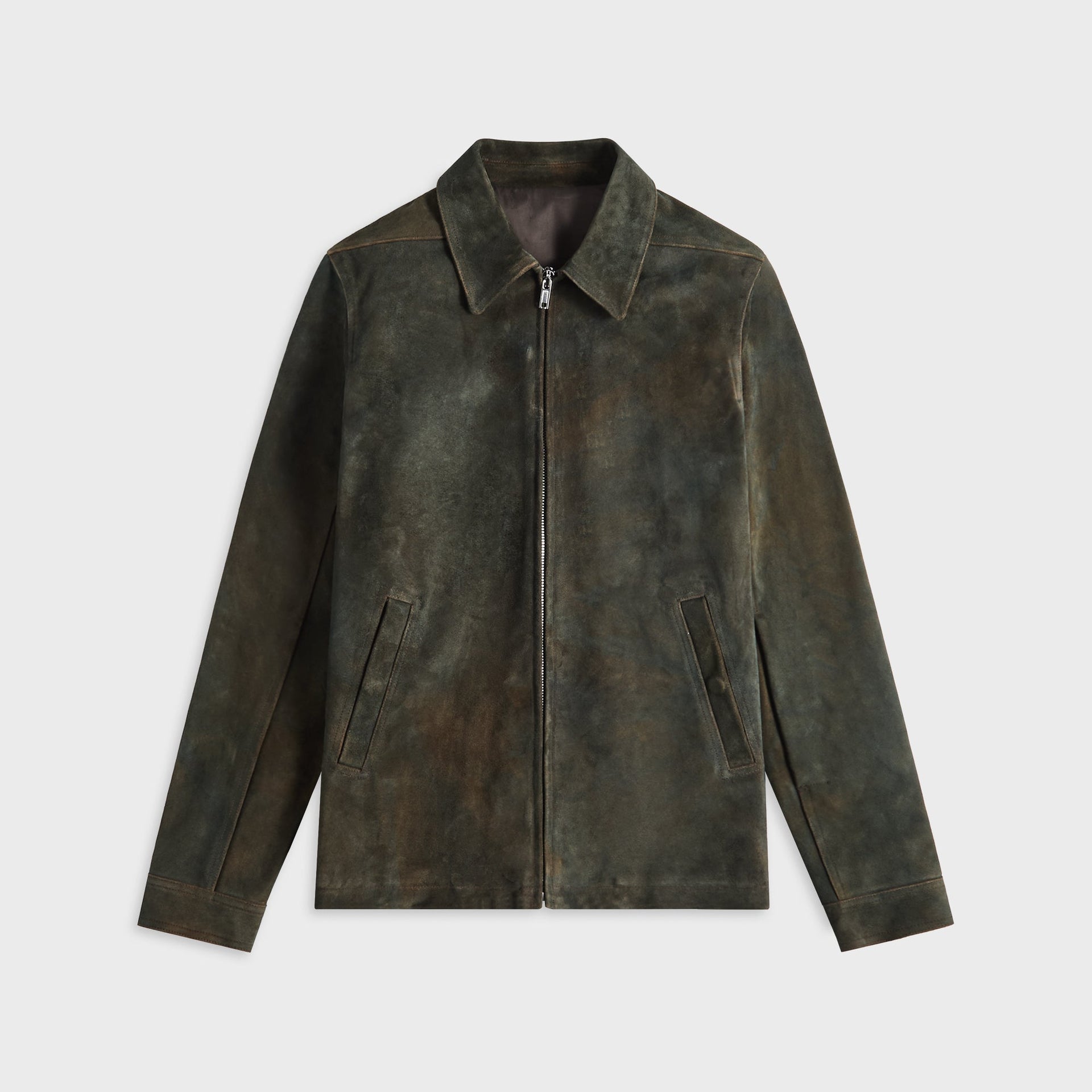 Rick Owens Suede Brad Jacket - Indigo