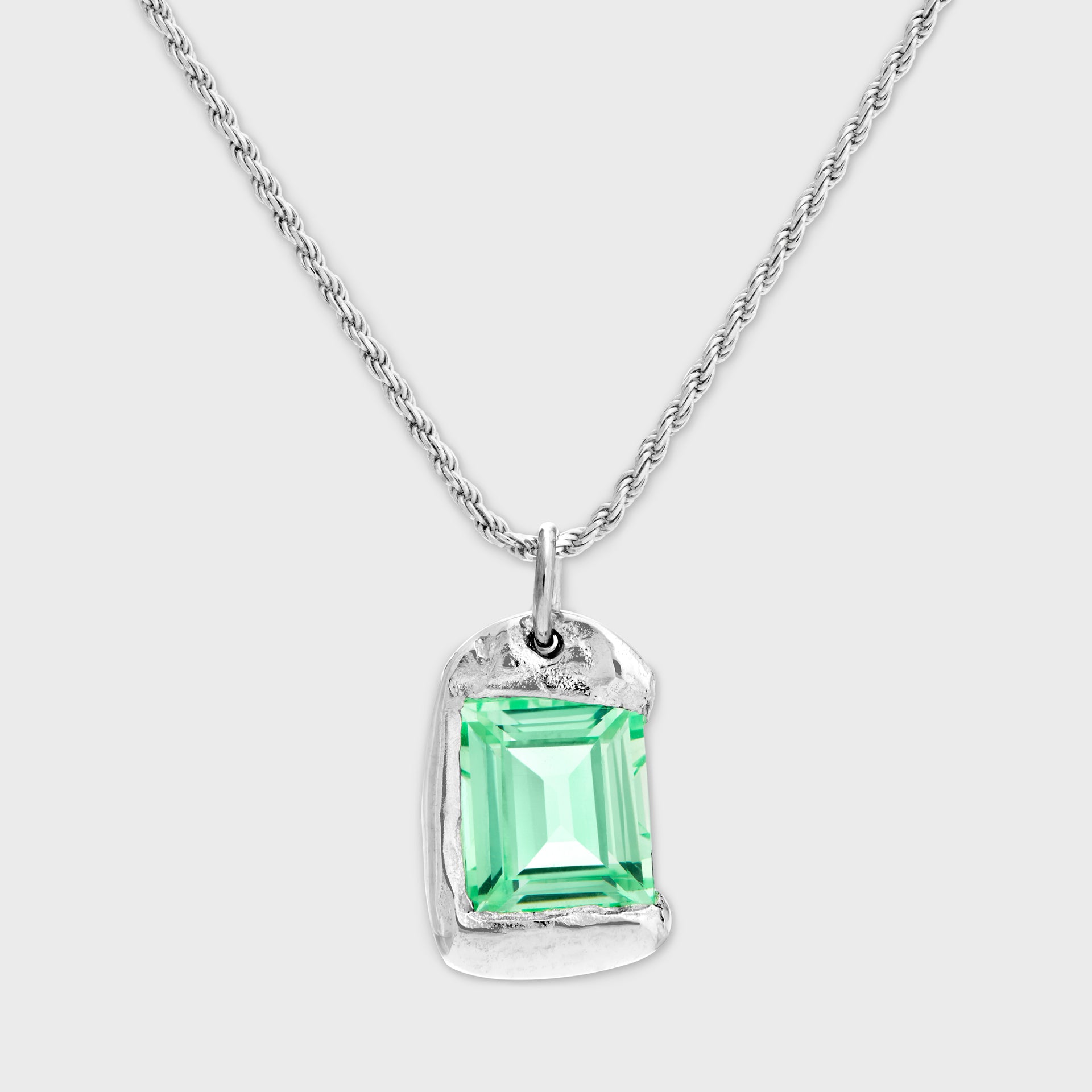 Bleue Burnham Rose Pendant in Green